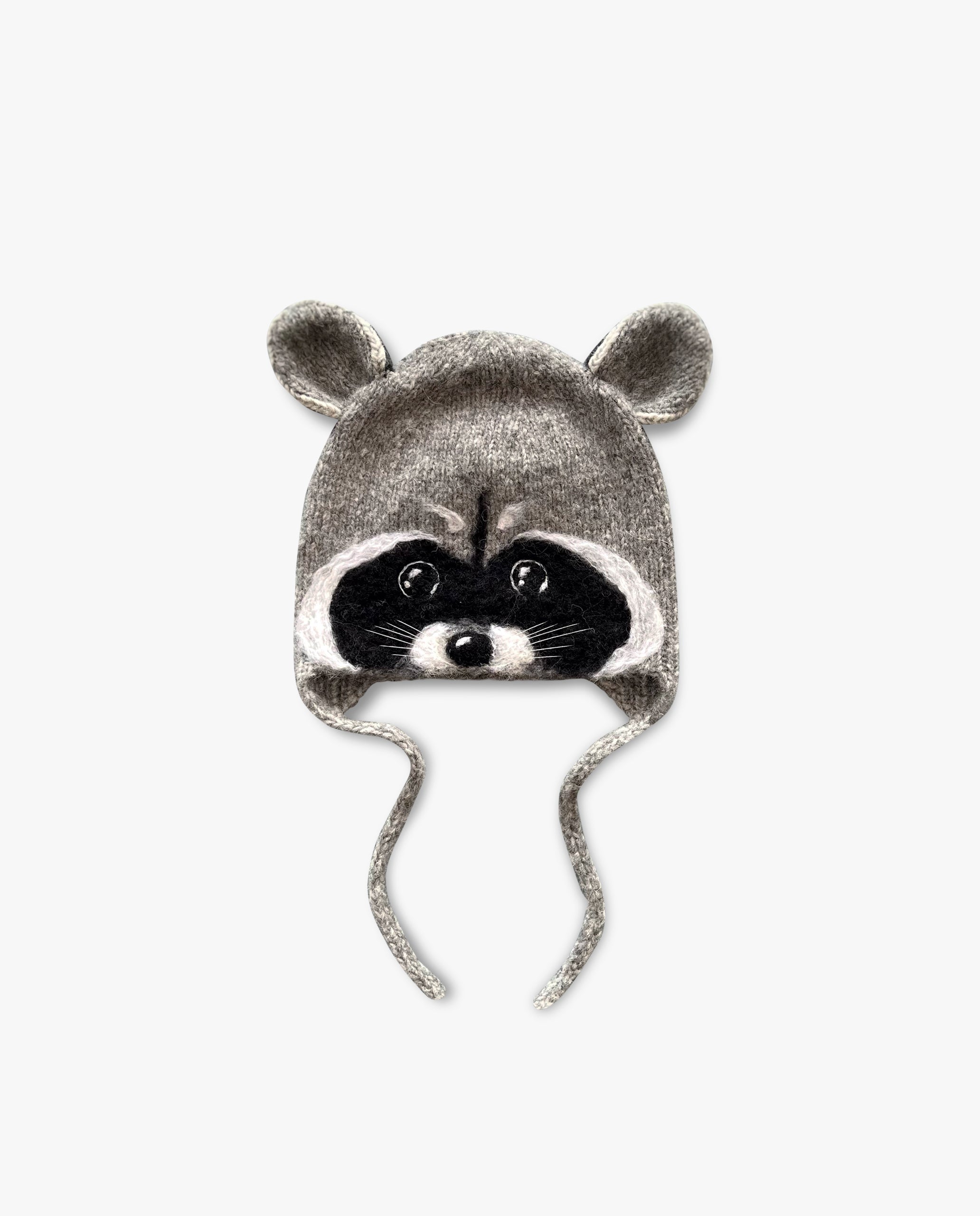Raccoon hat | Dark grey
