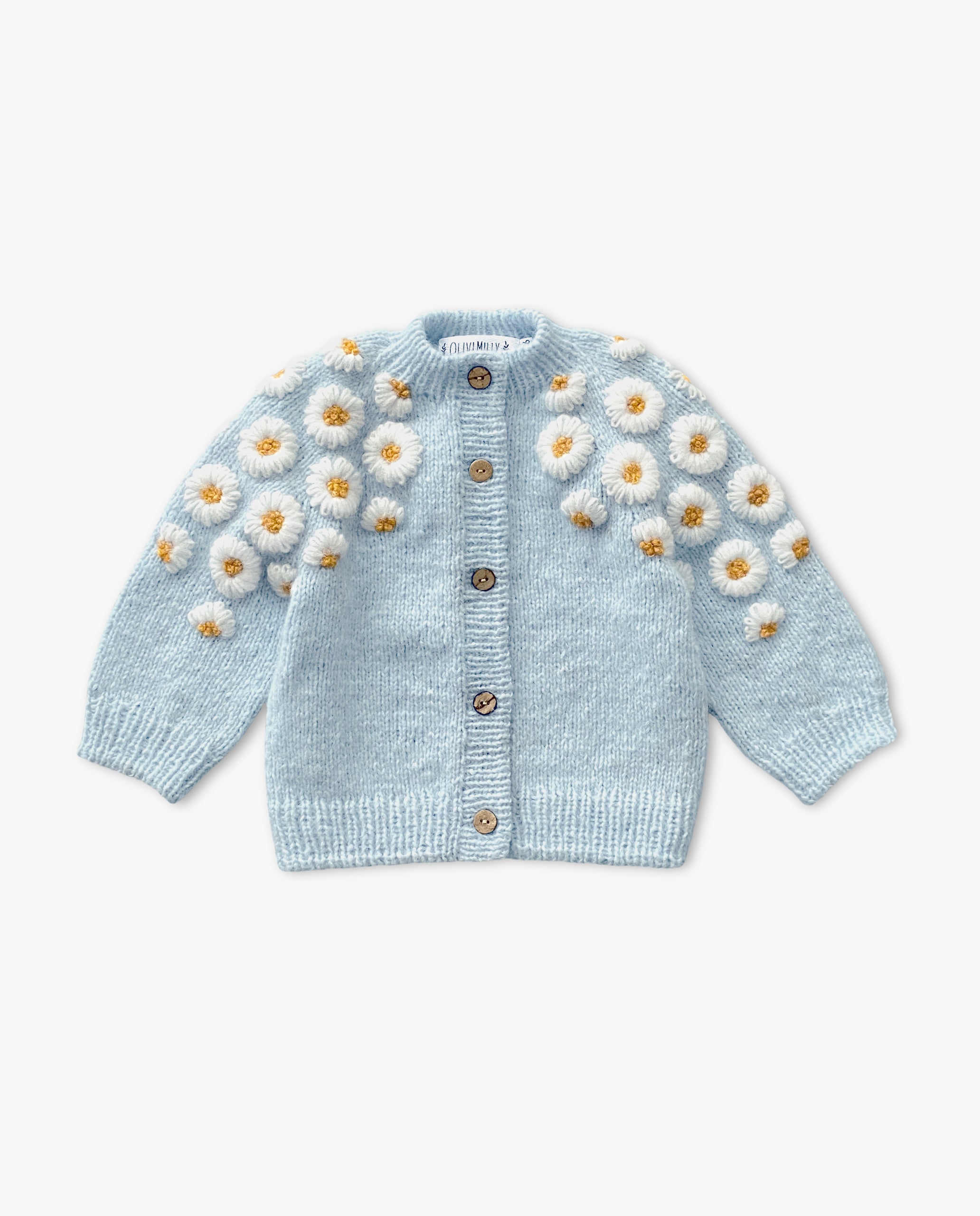 Chamomiles cardigan | Blue