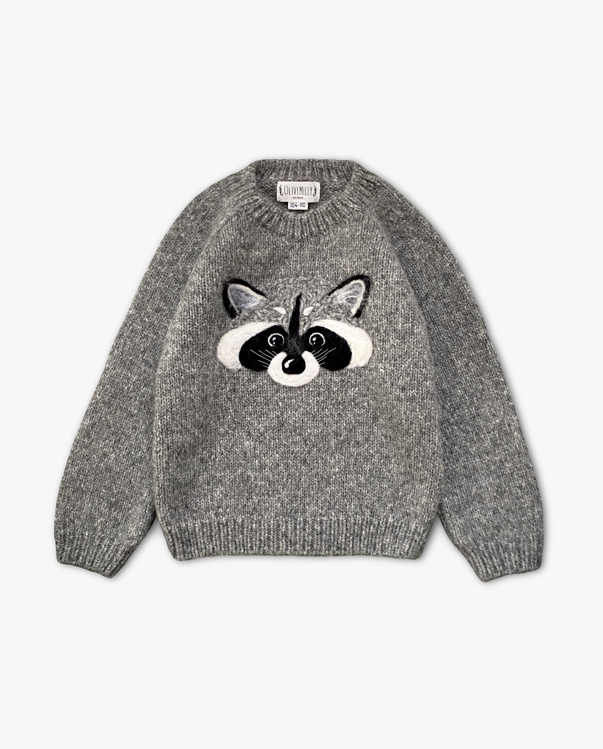 Raccoon jumper | Dark grey