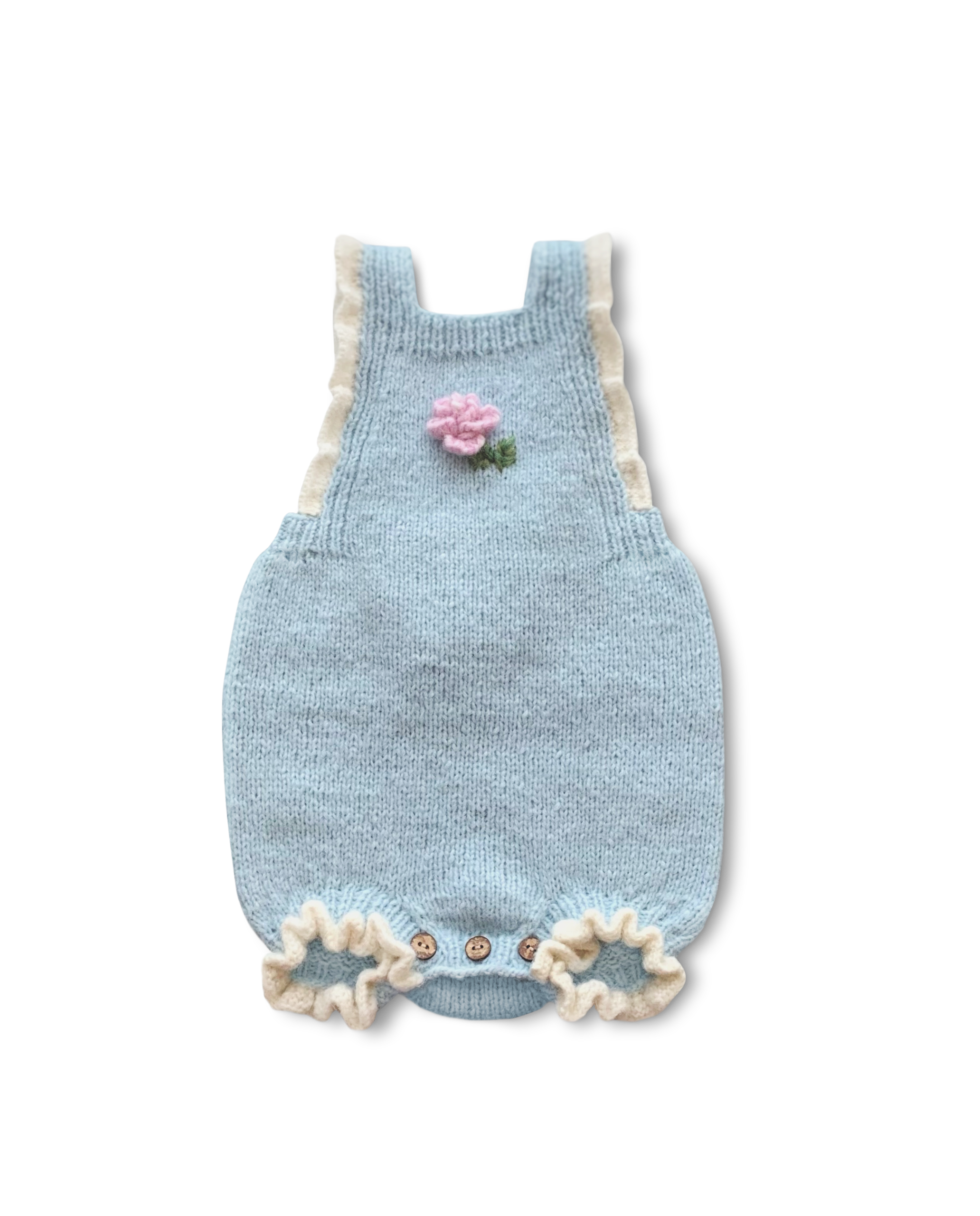 Roses Newborn Set | Blue