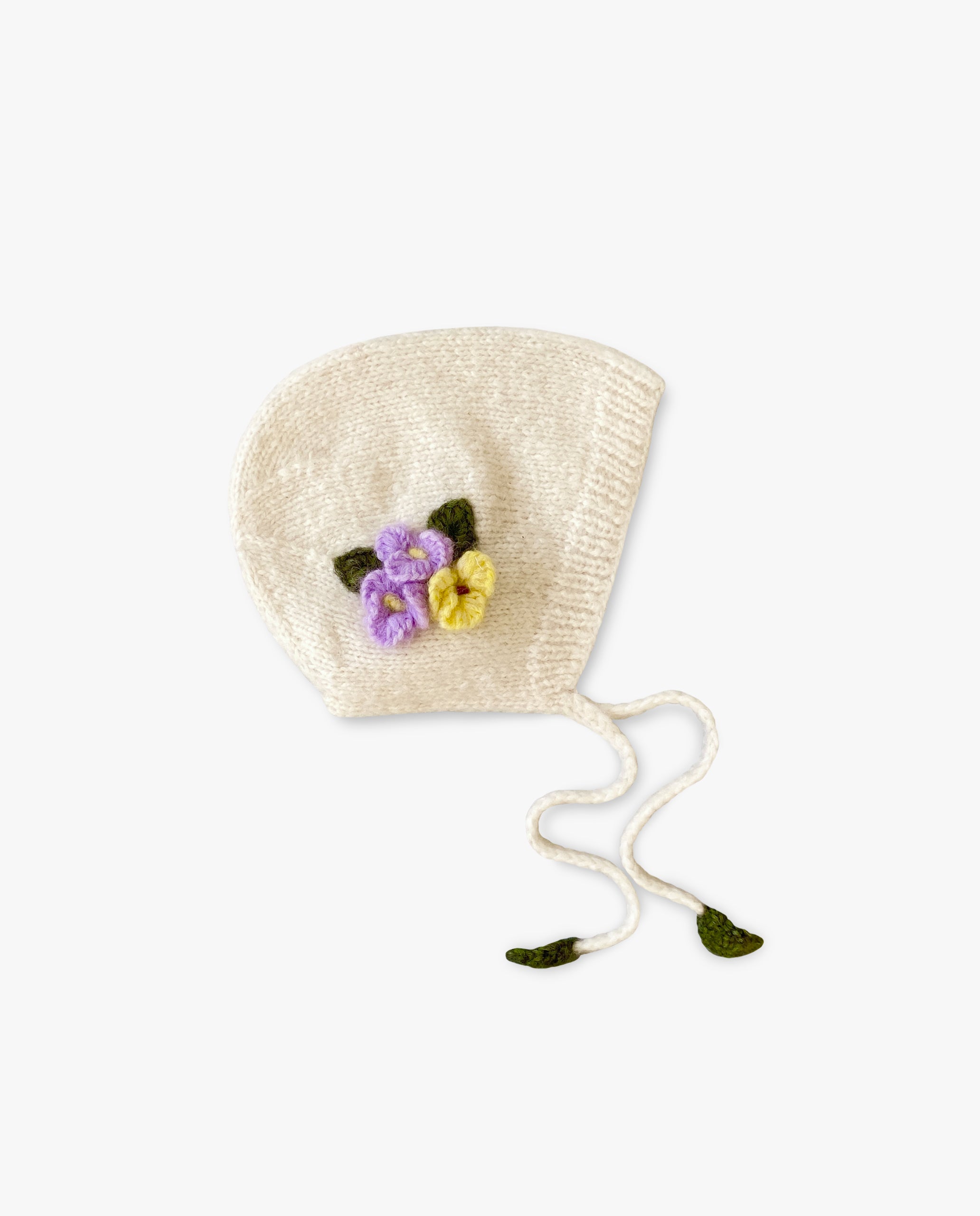Violets bonnet | Off White