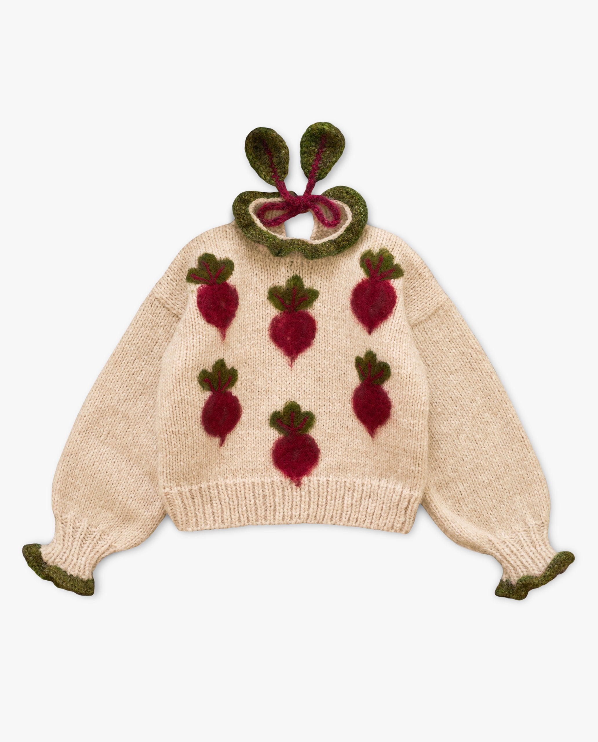 Beet pullover | Wheat