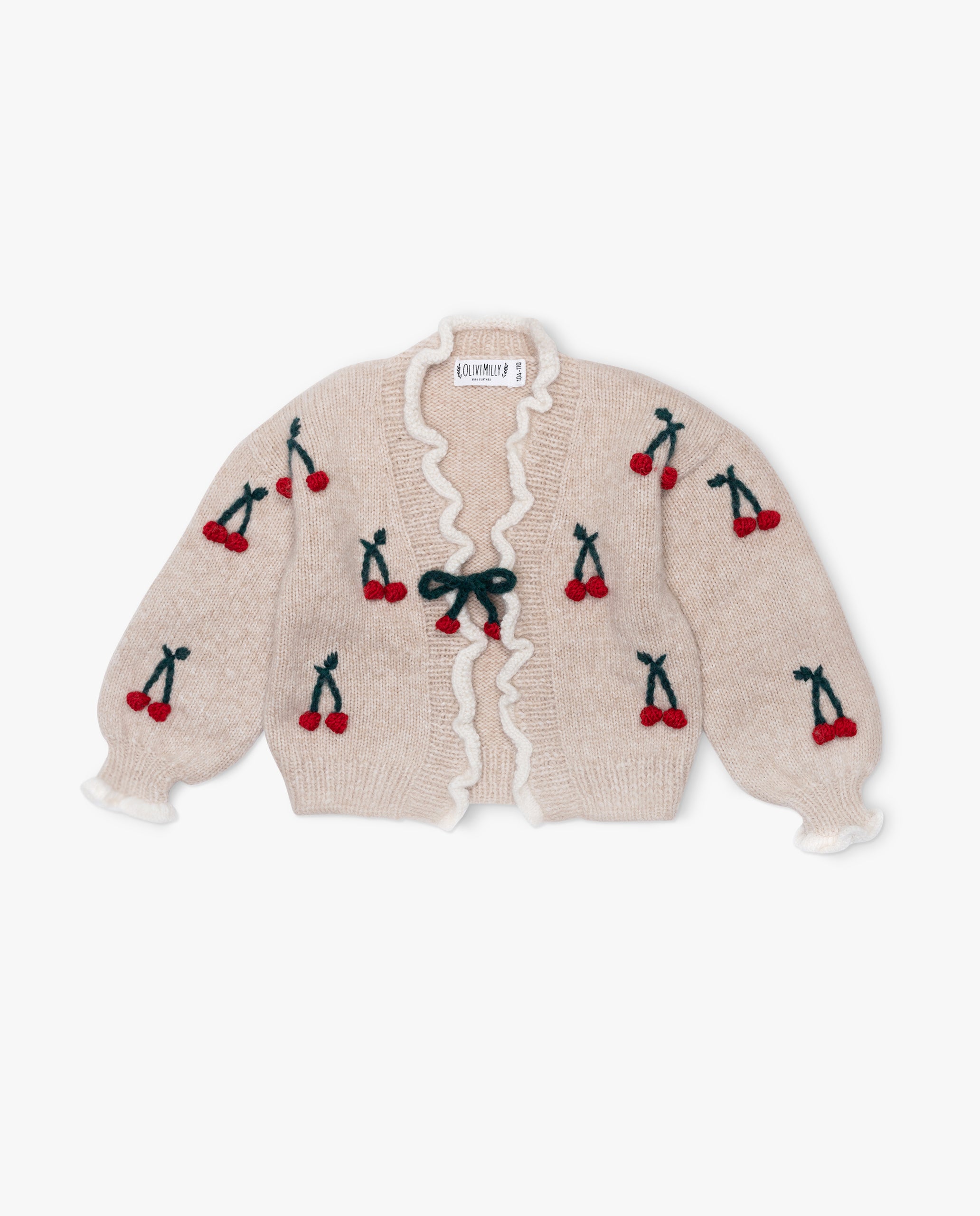 Cherries cardigan | Wheat