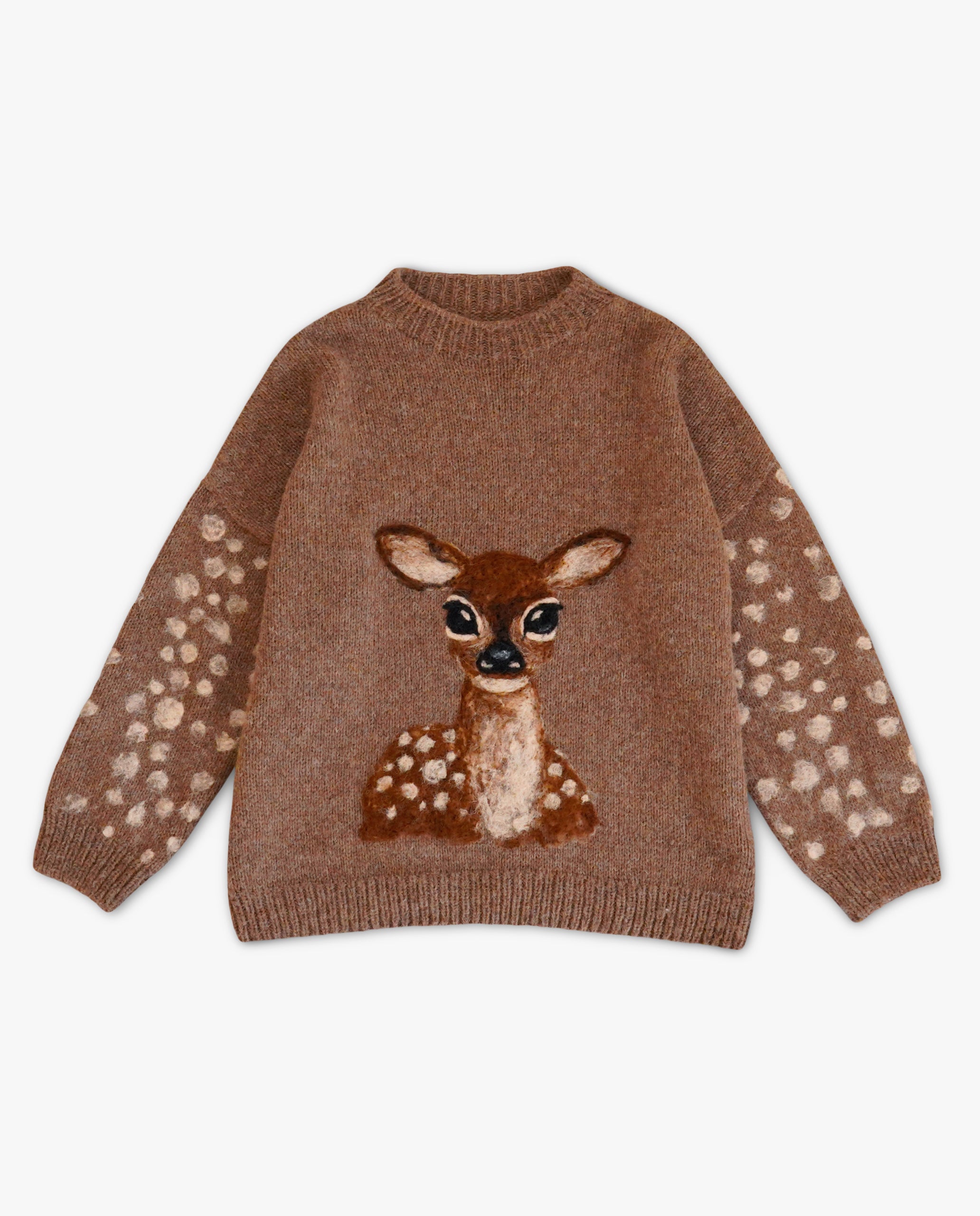 Adult Deer Jumper | Brown