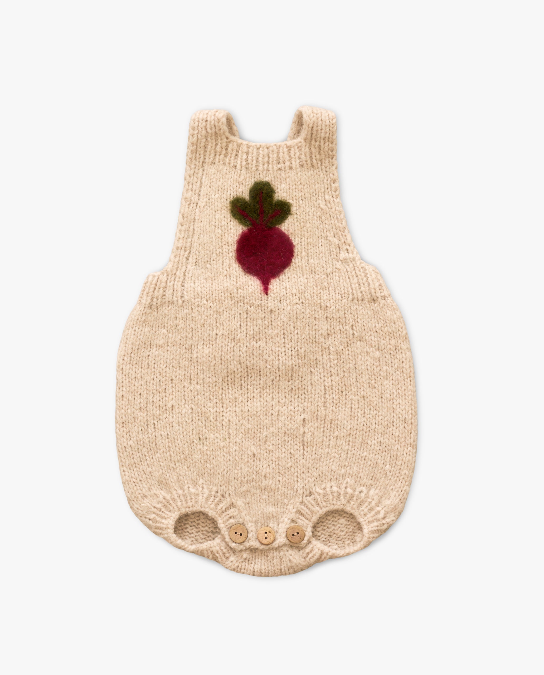 Beet romper | Wheat | In Stock (9-12 mon)
