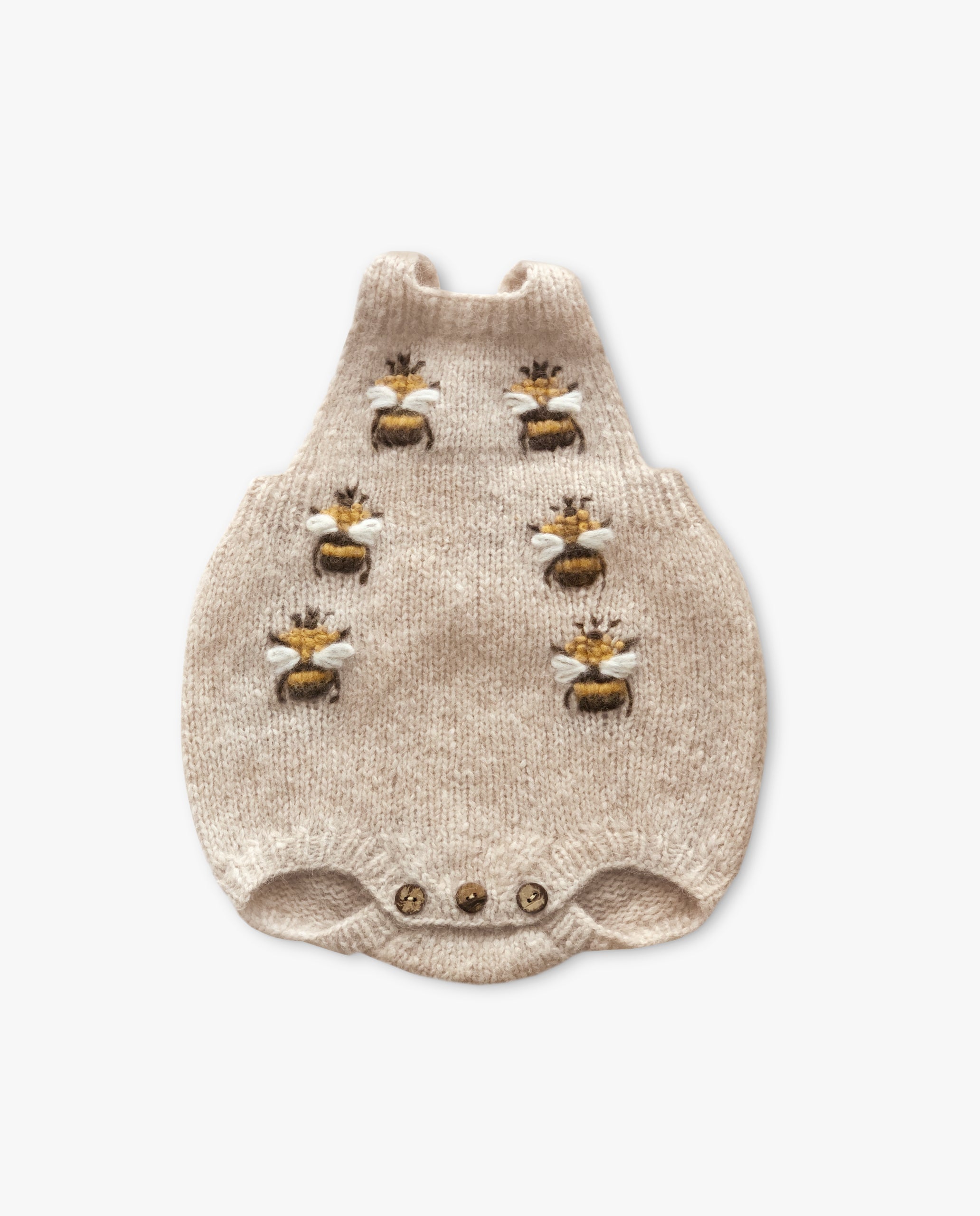 Bee romper | wheat