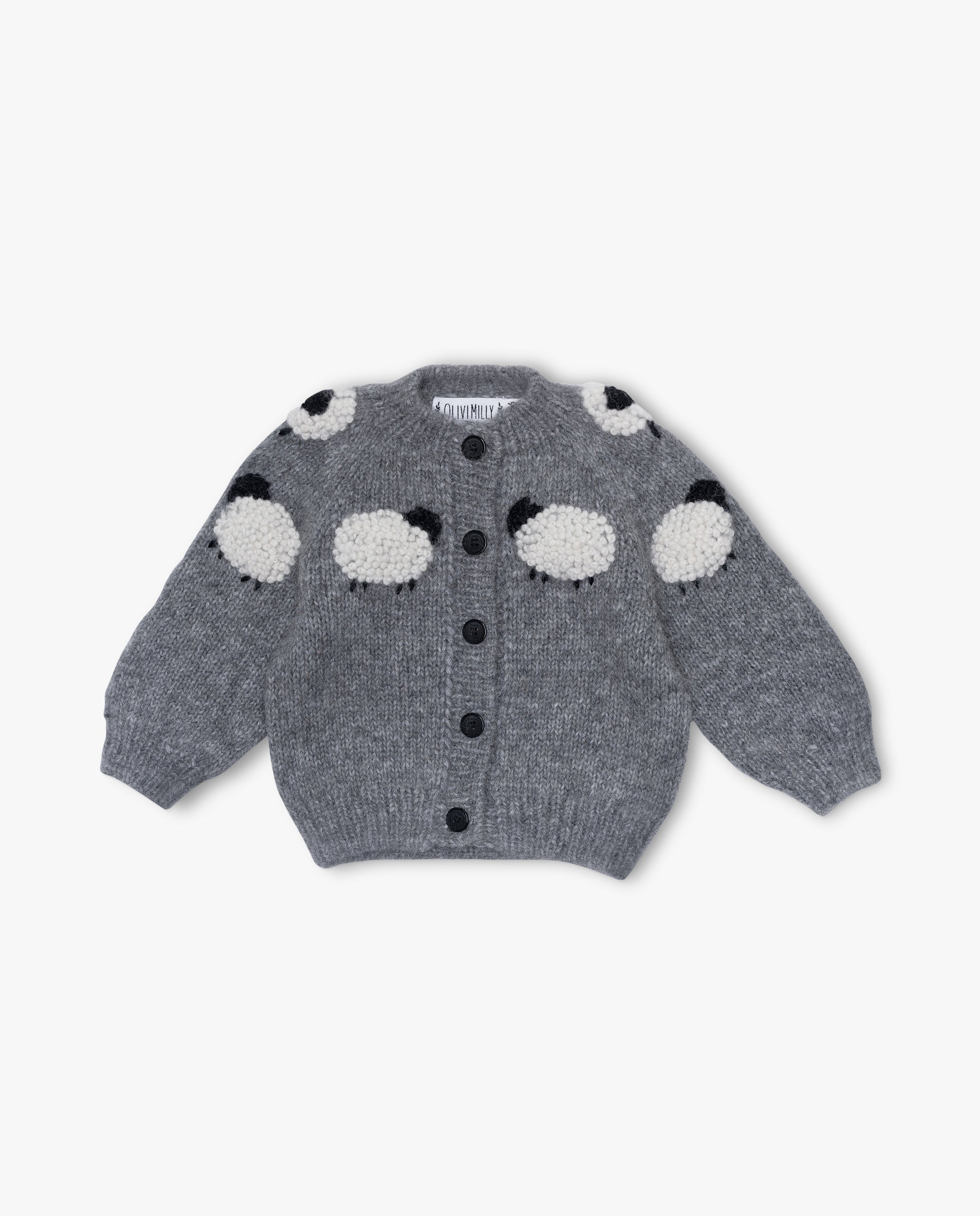 Sheeps cardigan | Dark grey