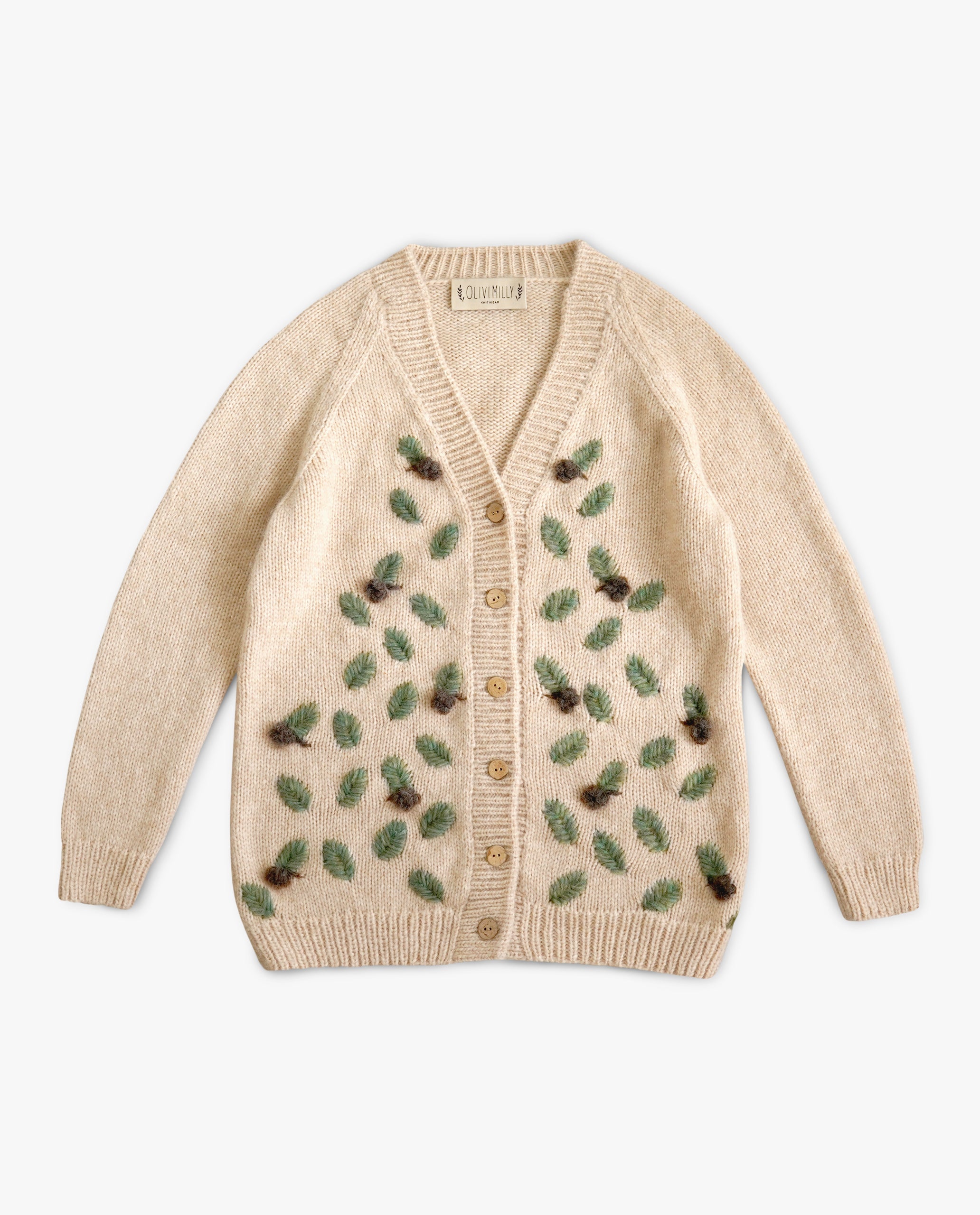 Adult Spruce cardigan | Wheat