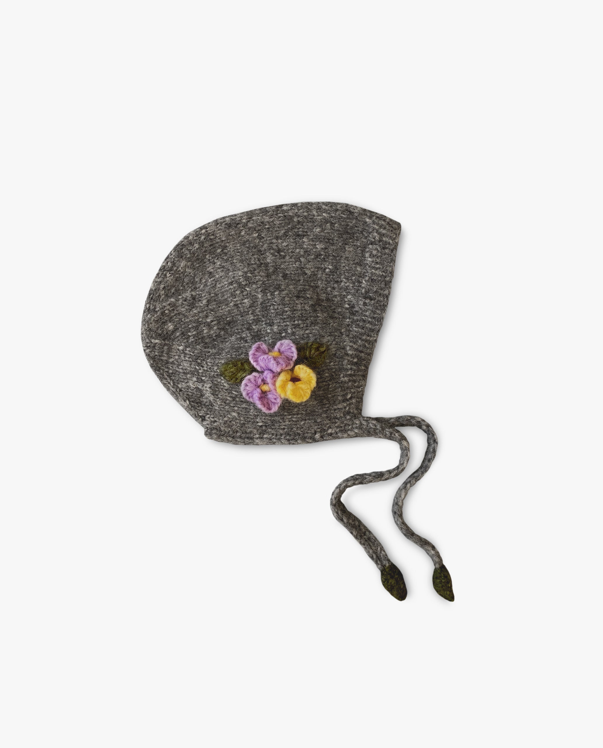 Violets bonnet |dark grey| in stock (1-2y / 5-6y)