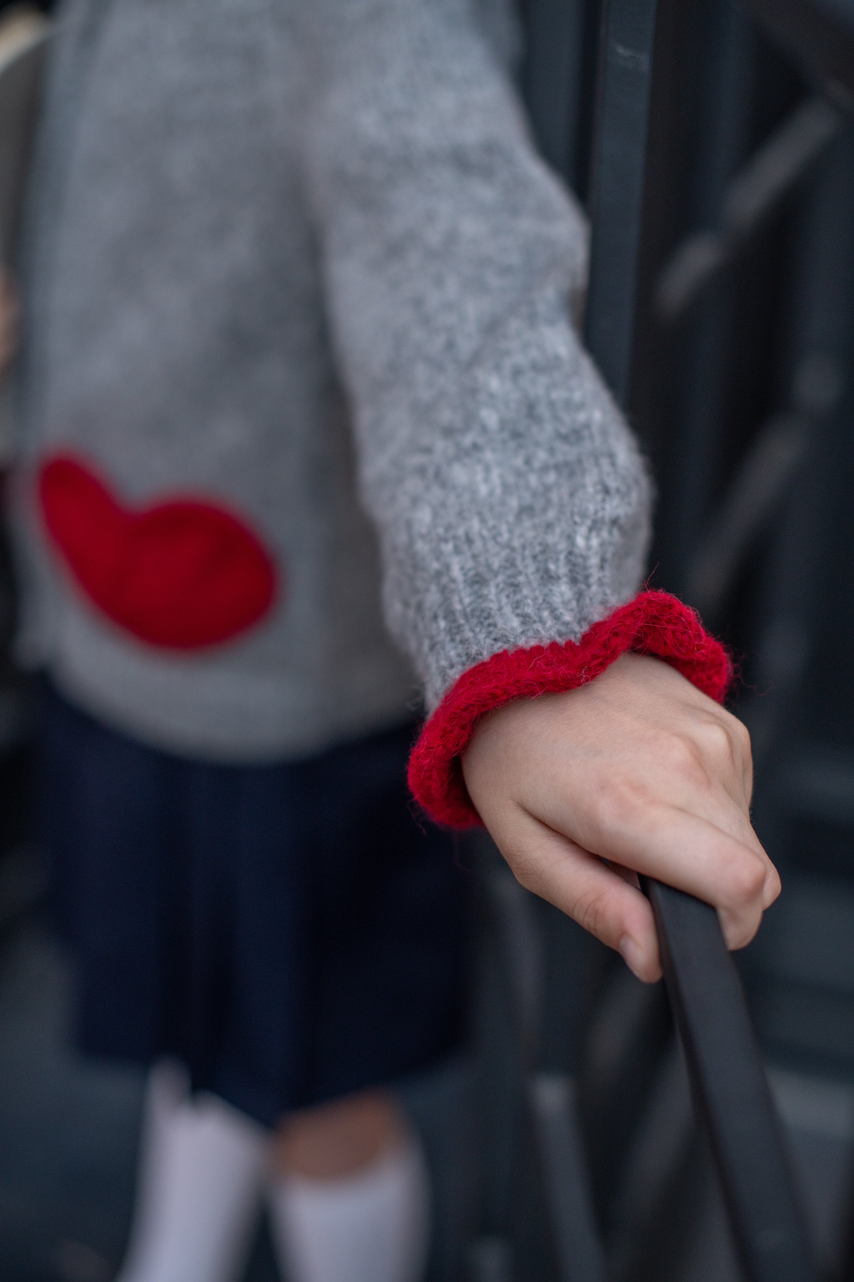 Sweet Heart cardigan | Red