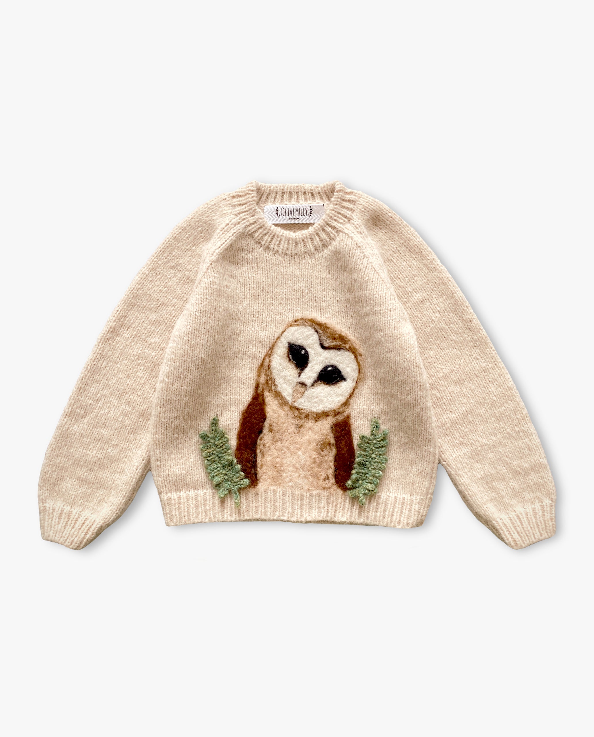 Owl Jumper | Wheat
