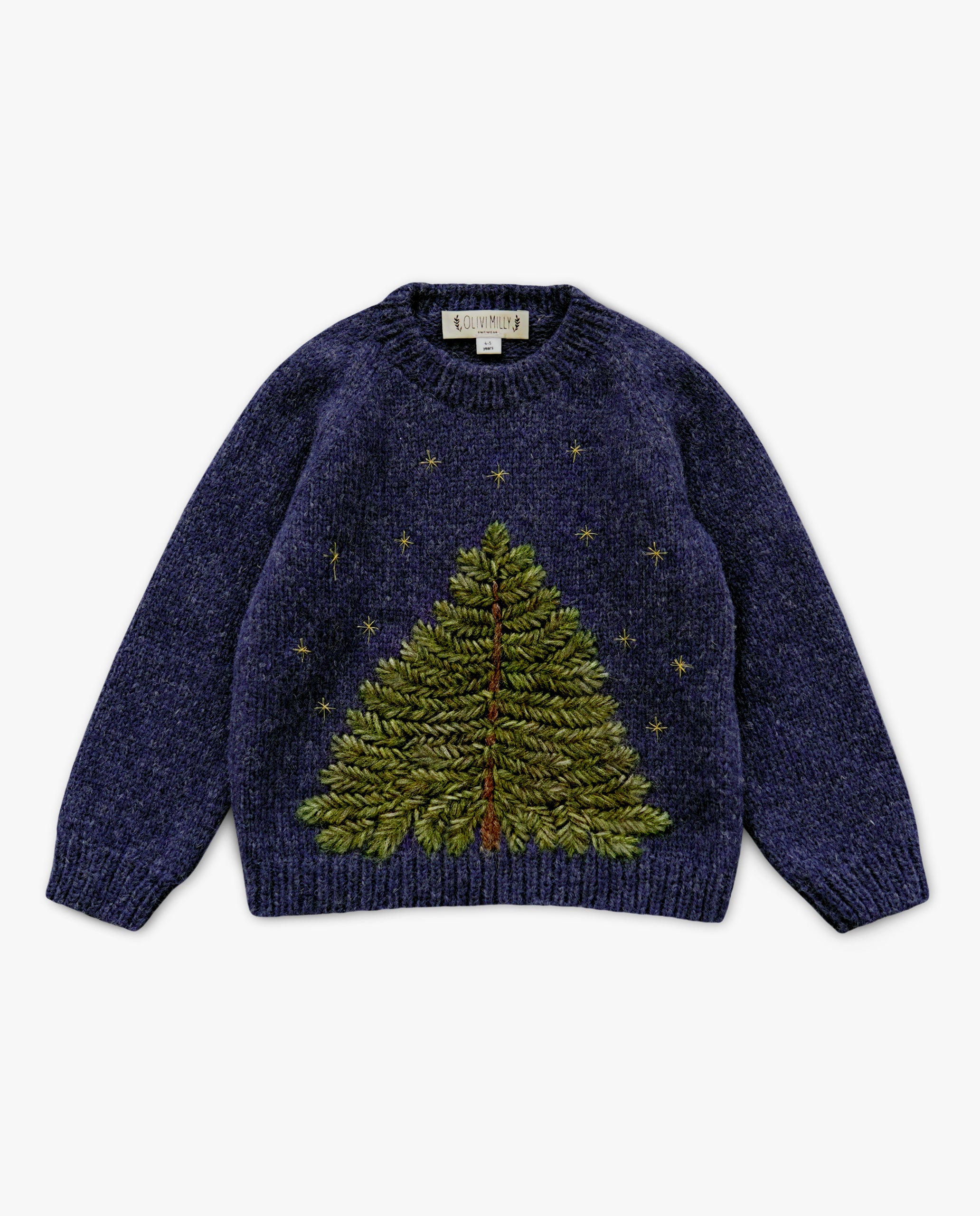Adult Fir Tree Jumper| Dark Blue