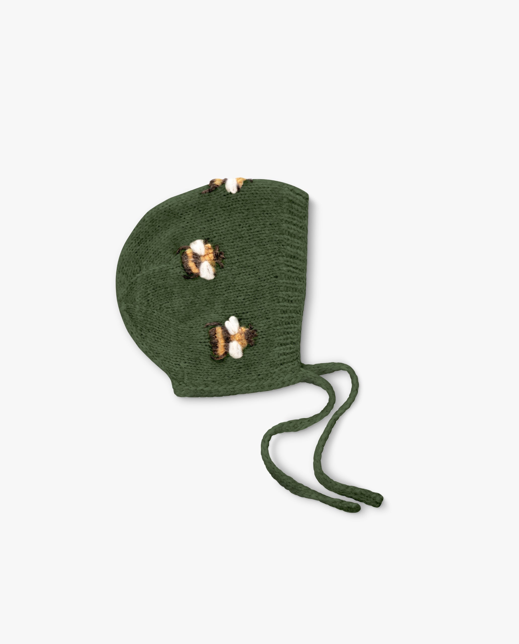 Bee bonnet | Moss Green