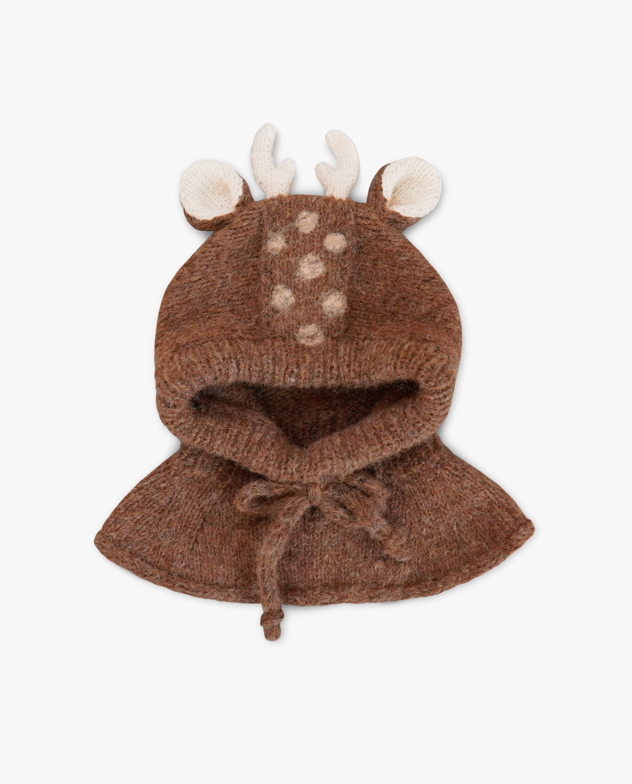 Deer Hooded Cowl | Brown