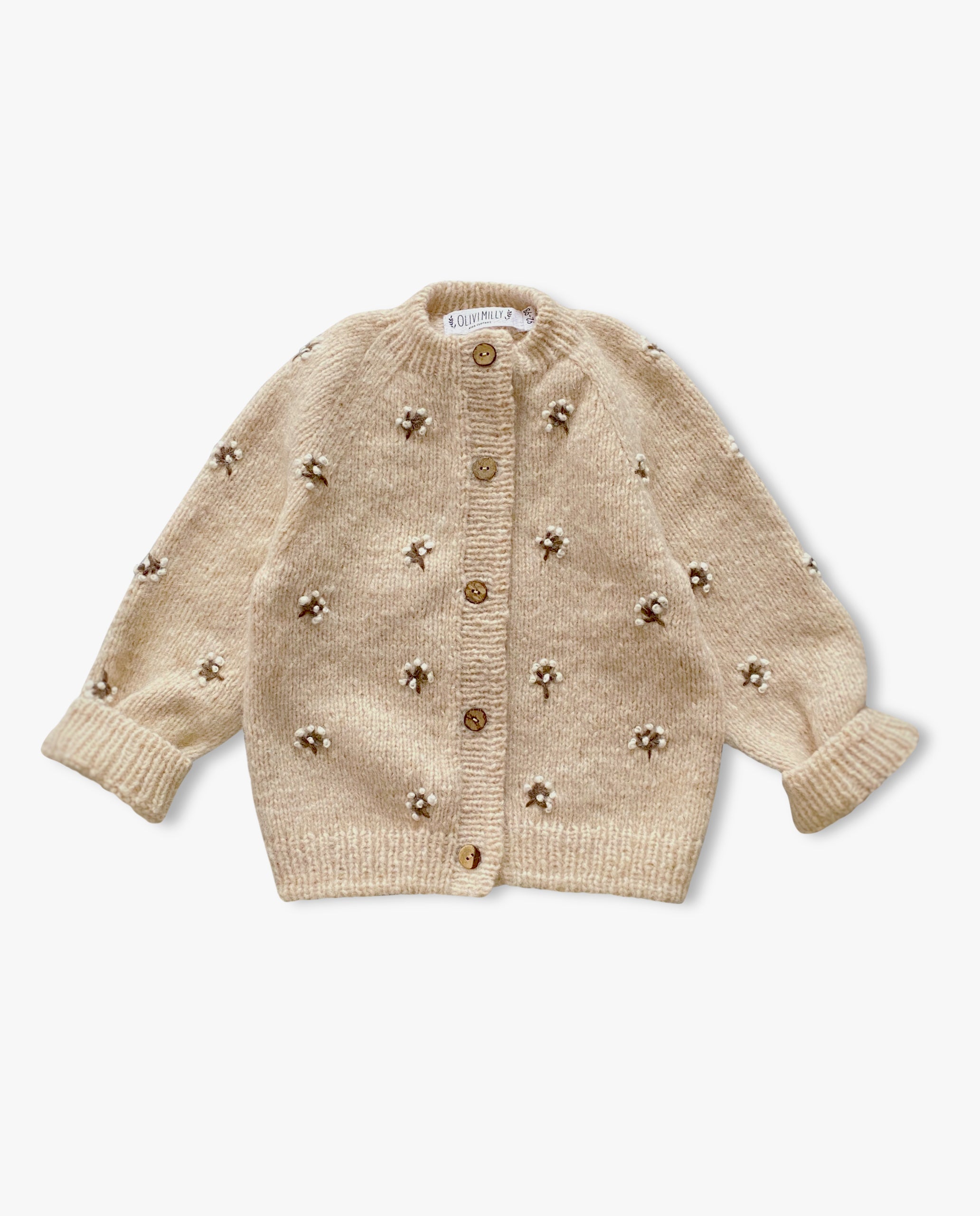 Flora cardigan | Wheat