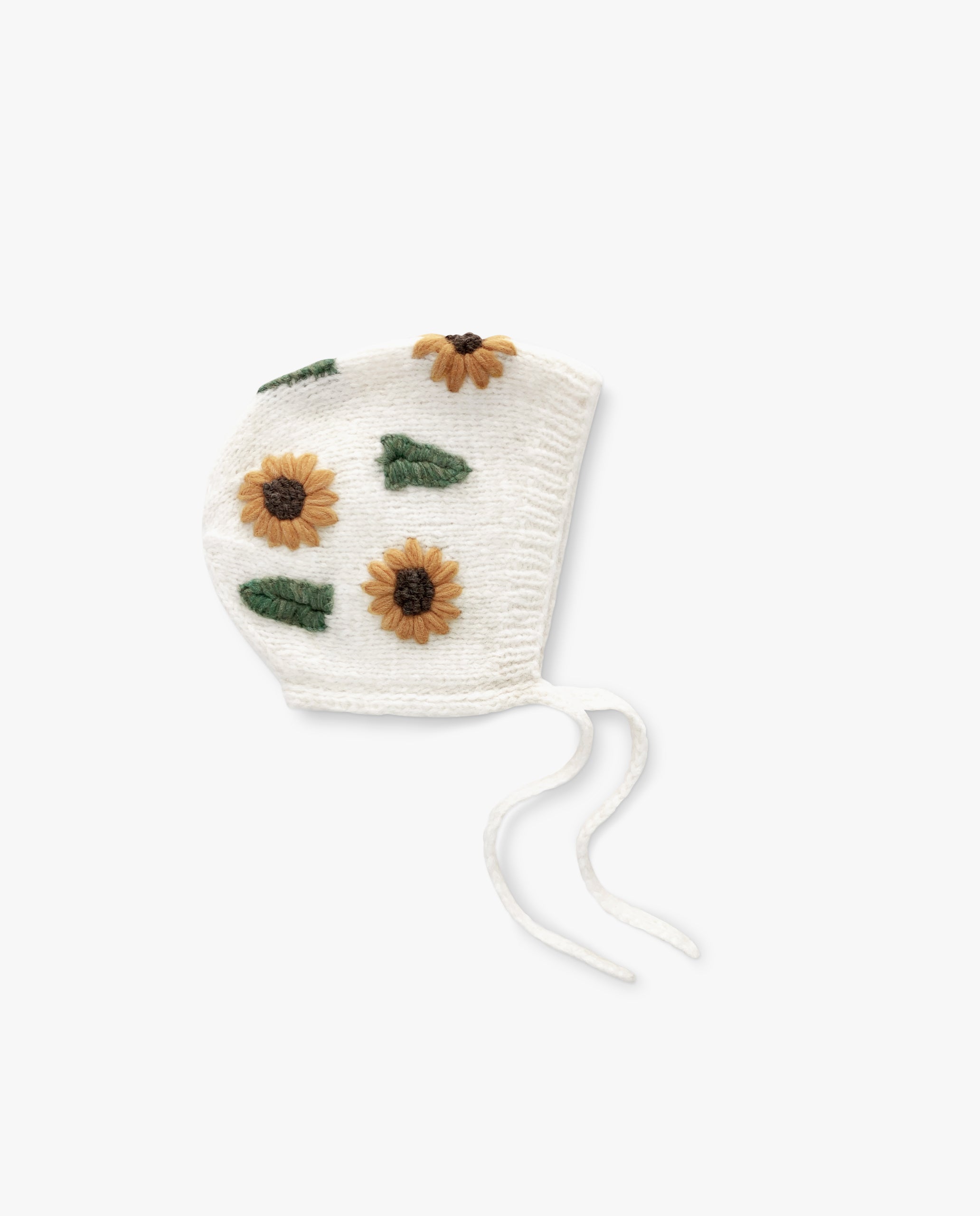Sunflowers bonnet | Off white