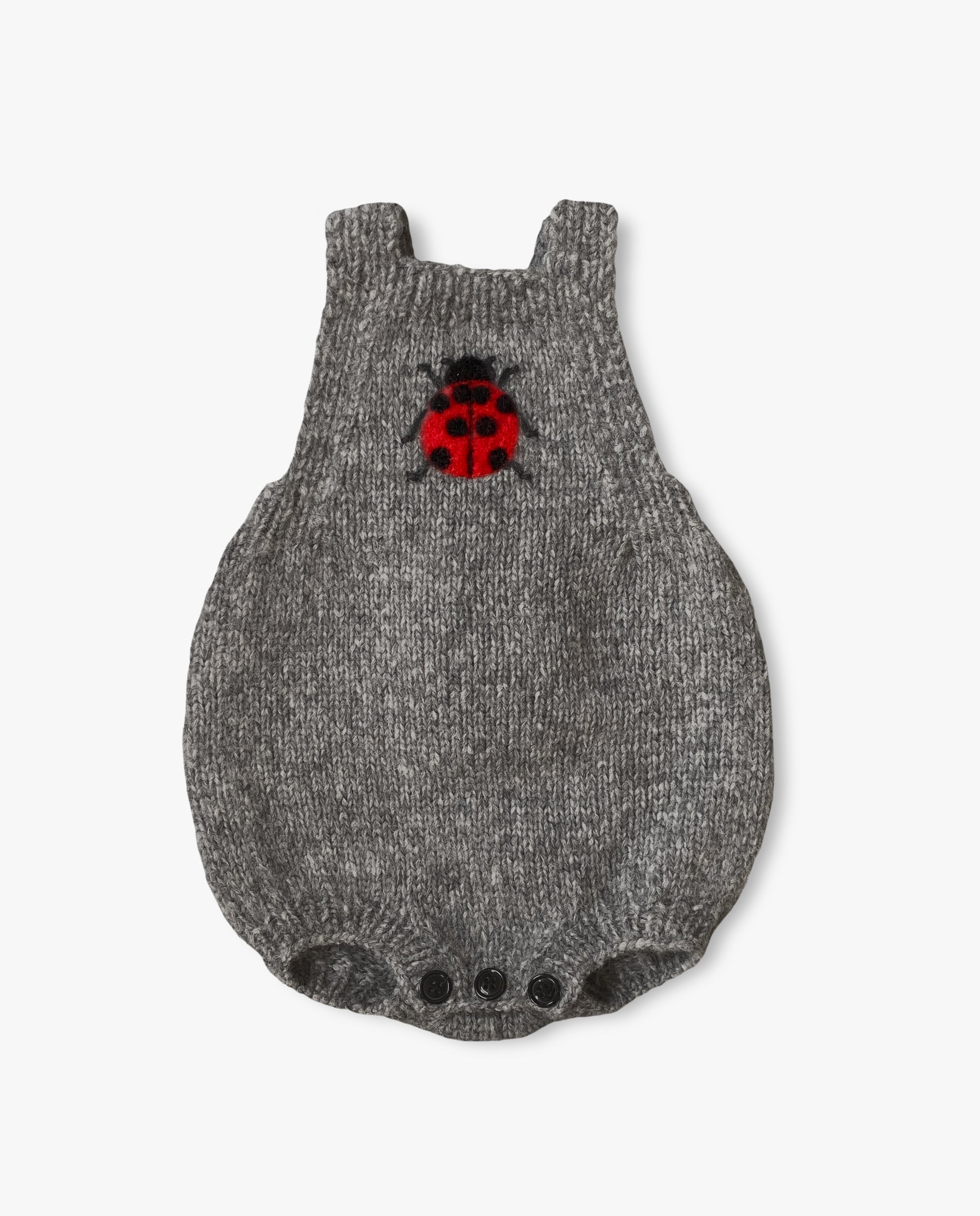 Ladybug romper | Dark Grey