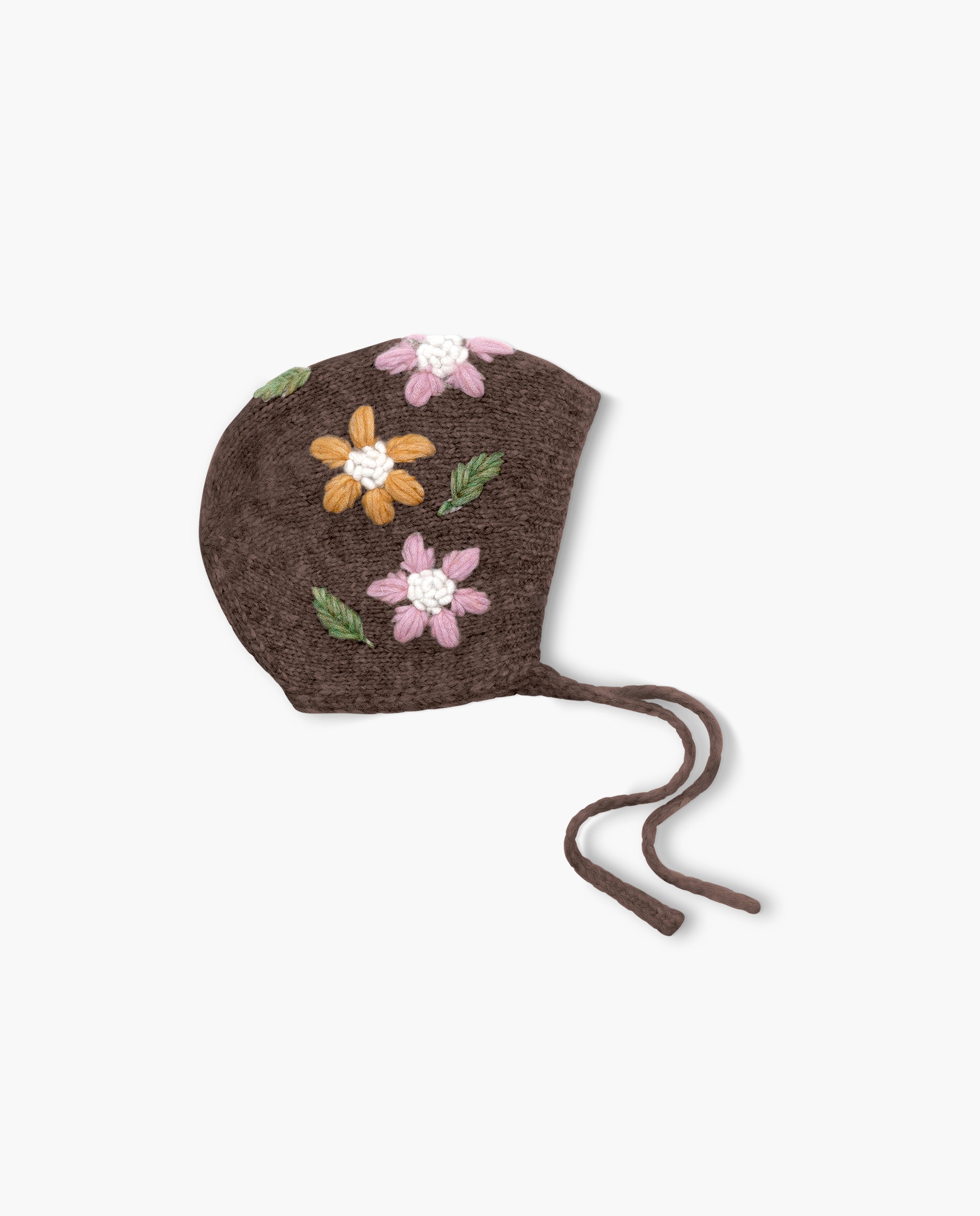 Flower Rain bonnet | Brown | In Stock
