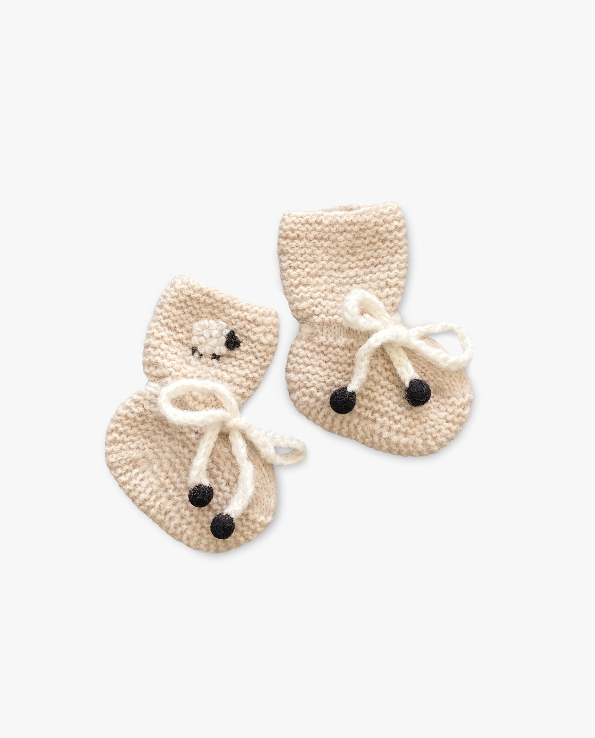 Sheeps Booties |wheat| in stock (9-12m)