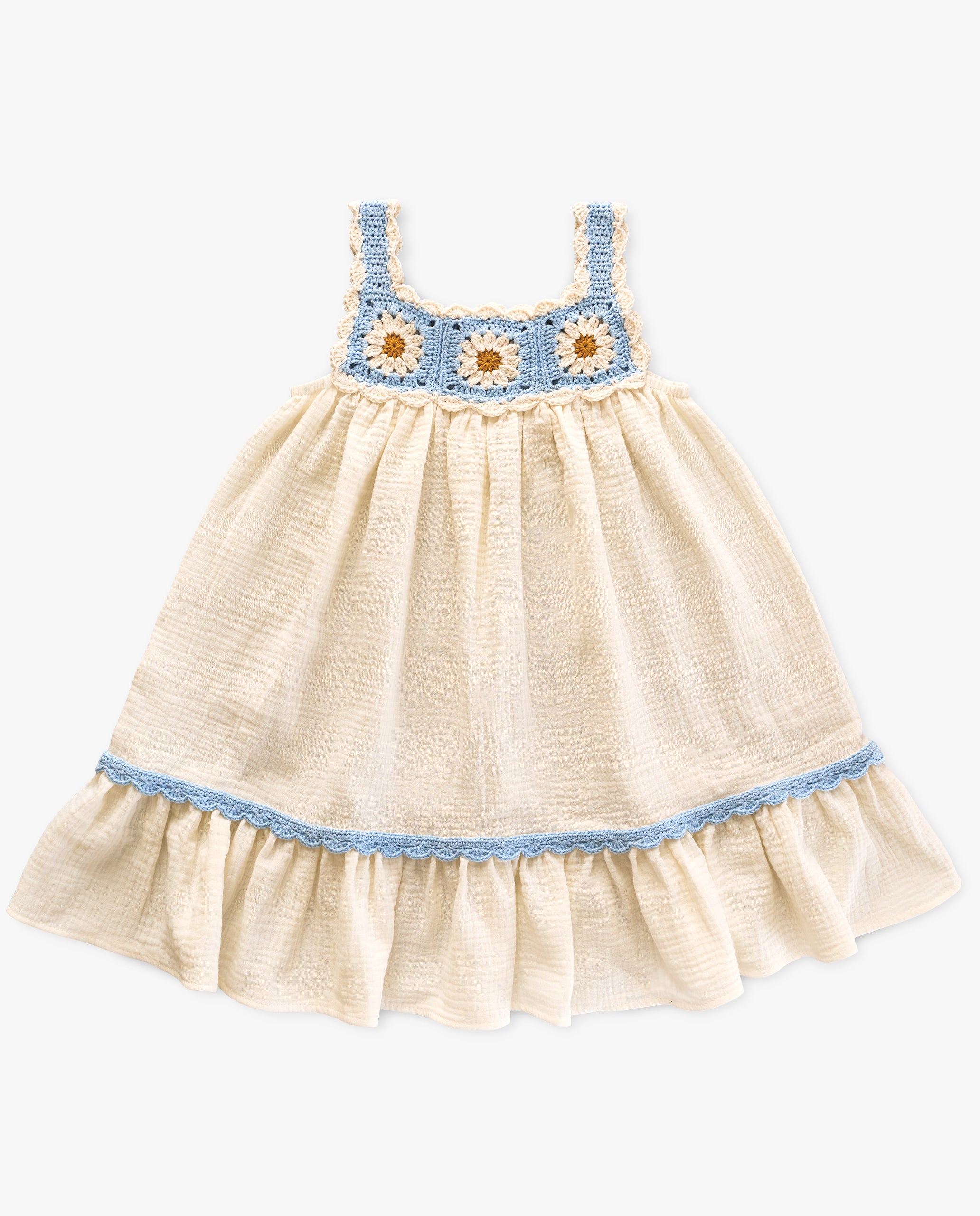 Daisy Dress | Baby blue | In Stock (6-7 y)