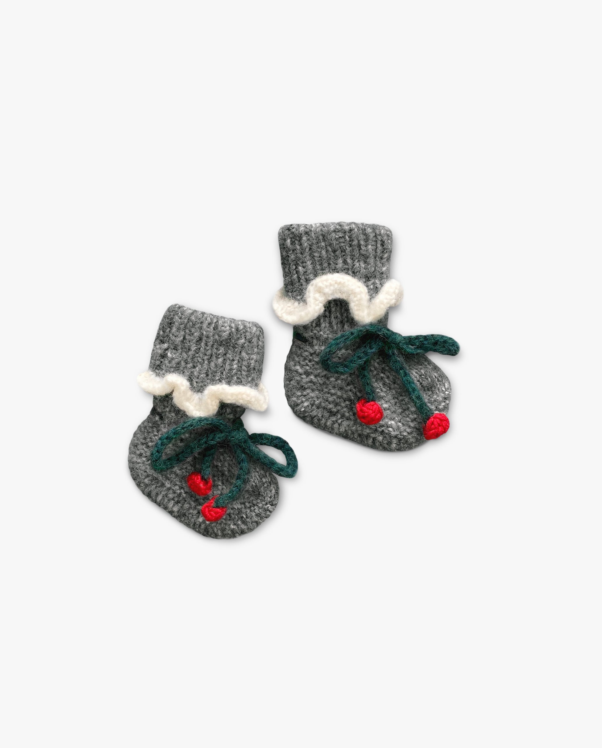 Cherry Booties | Dark grey
