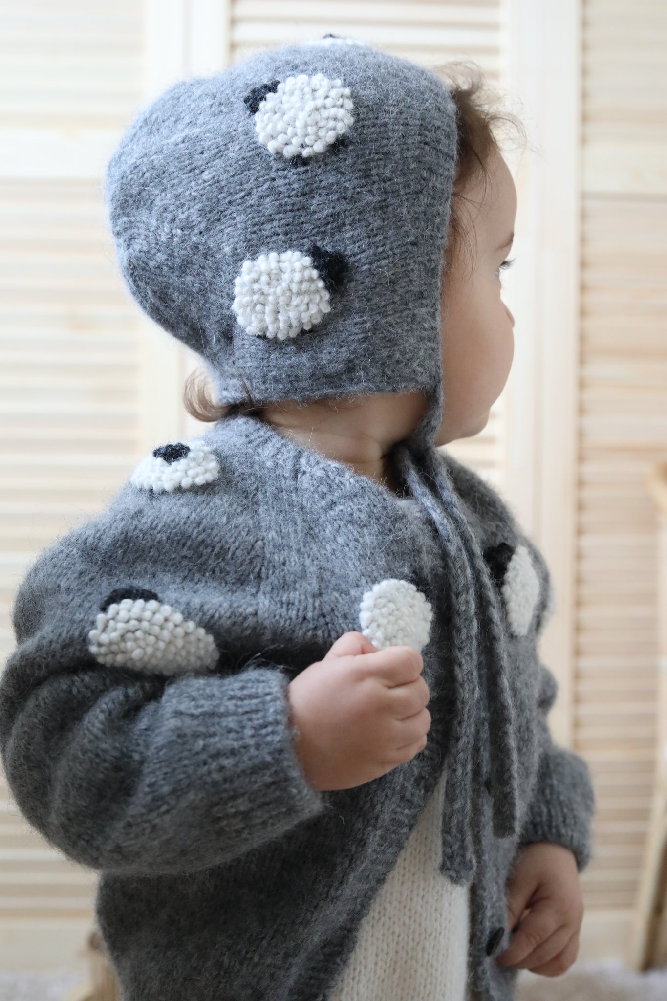 Sheeps cardigan | Dark grey