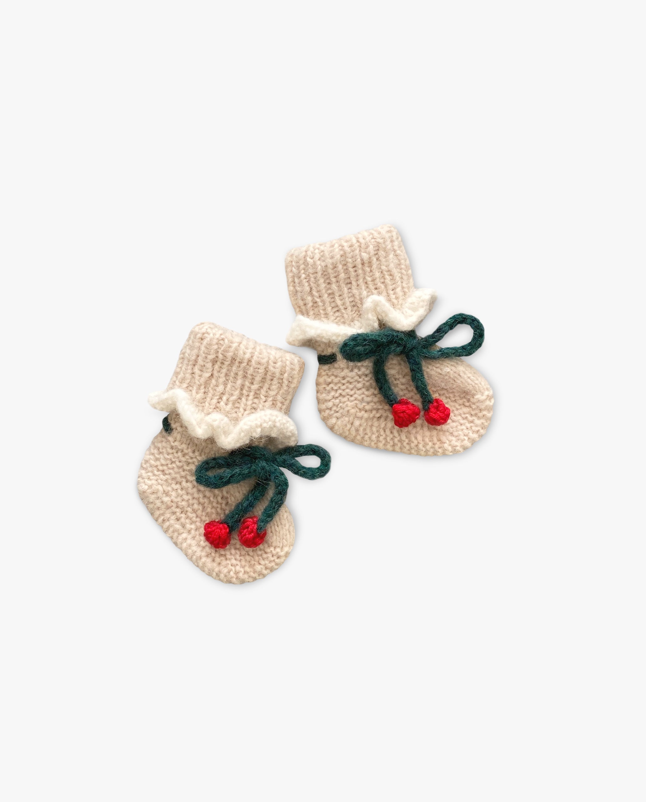 Cherry Booties |wheat| in stock (9-12m)