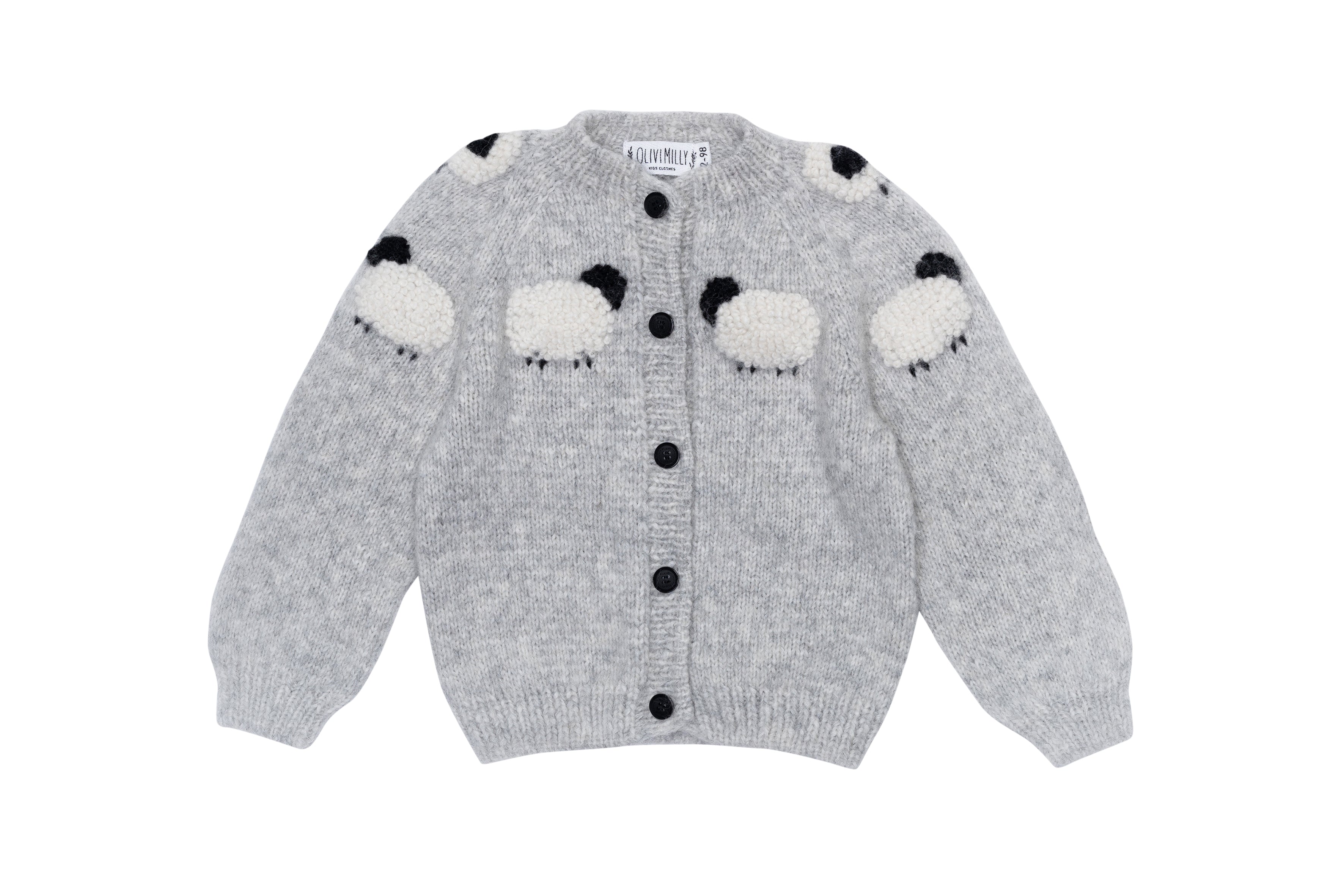 Sheeps cardigan | Light grey