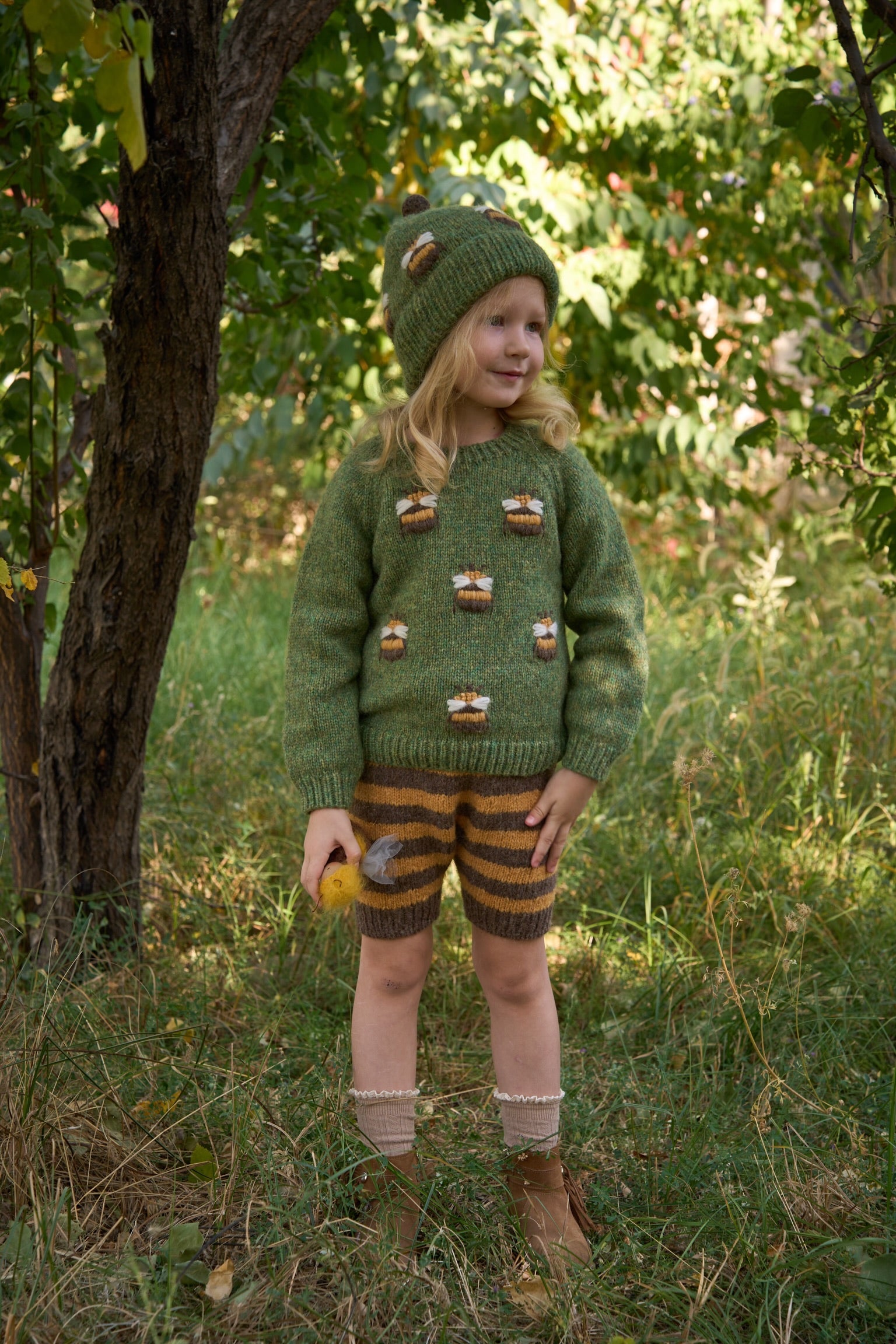 Shorts | Brown/Yellow