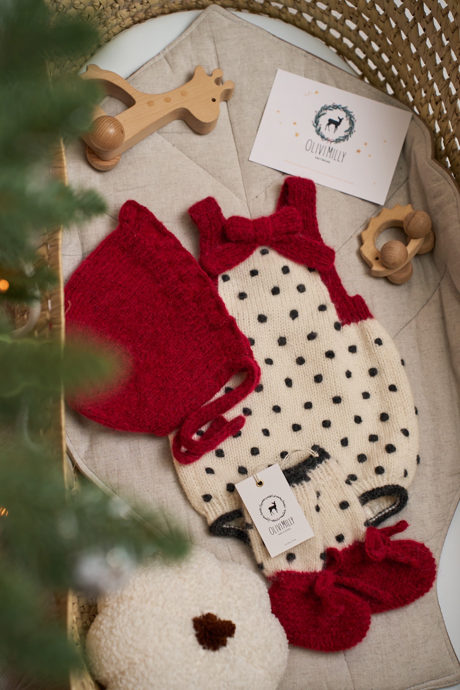 Amelia romper | Red