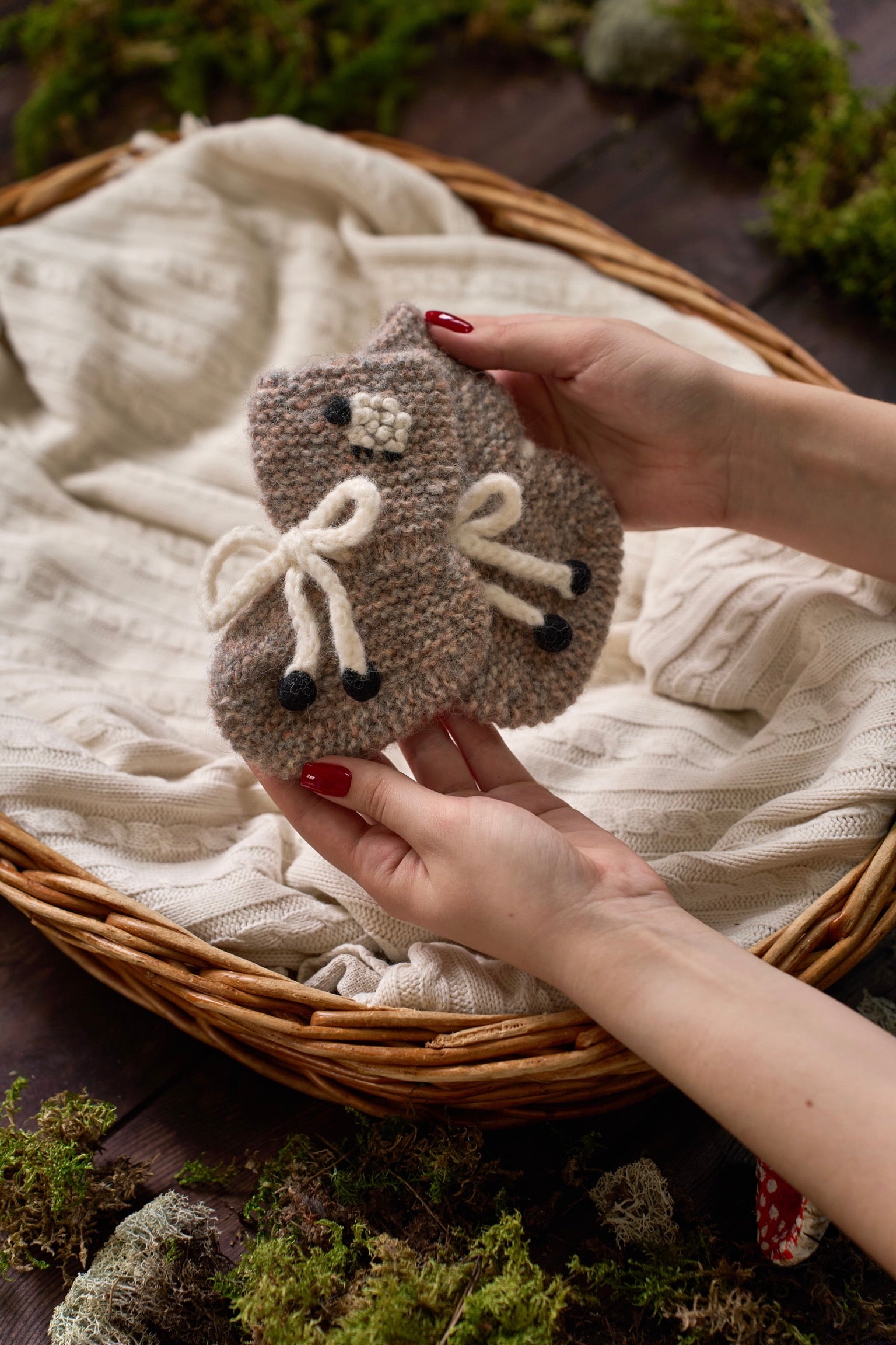 Sheeps Booties | Beigebrown