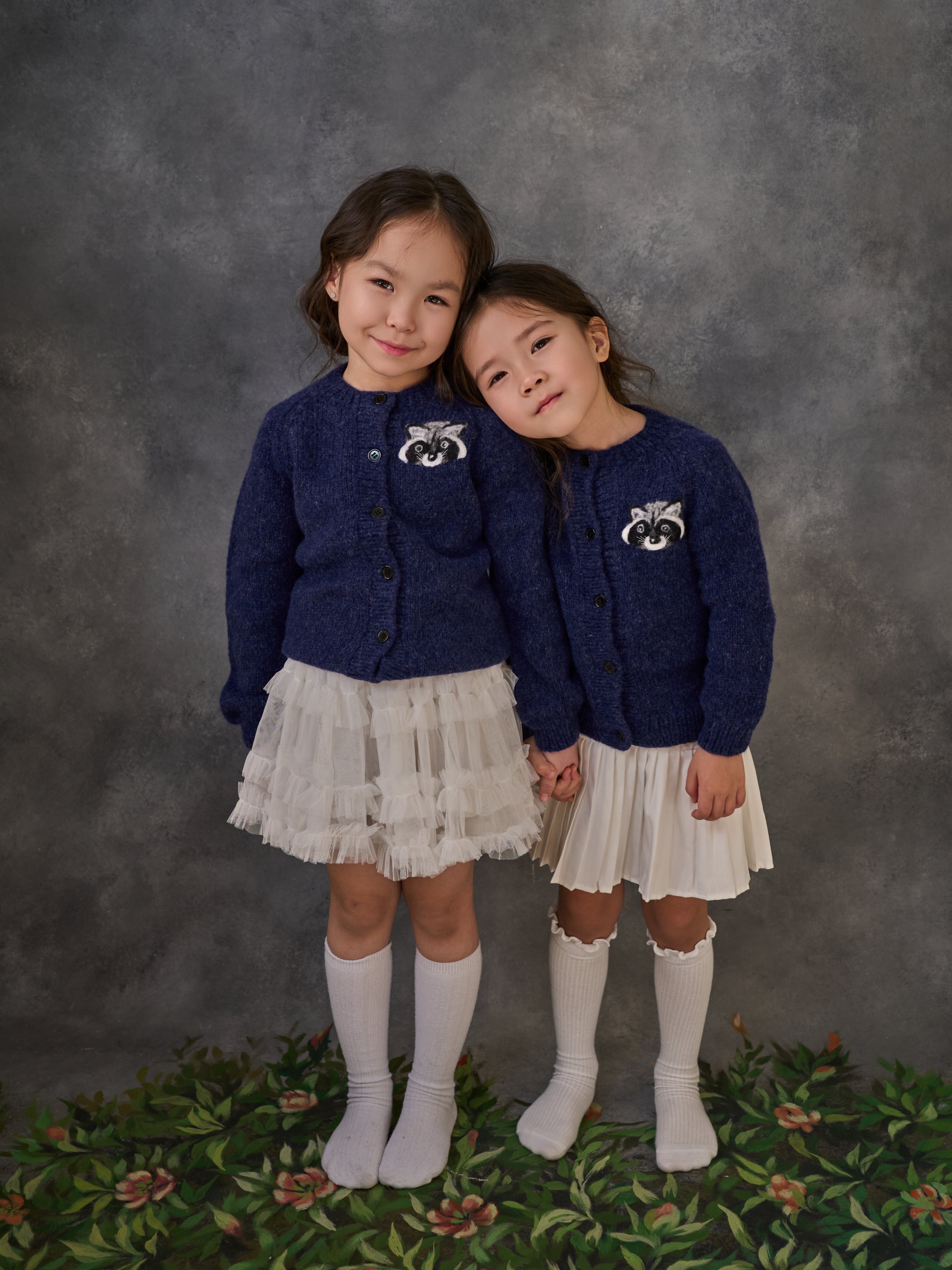 Raccoon Cardigan | Dark blue