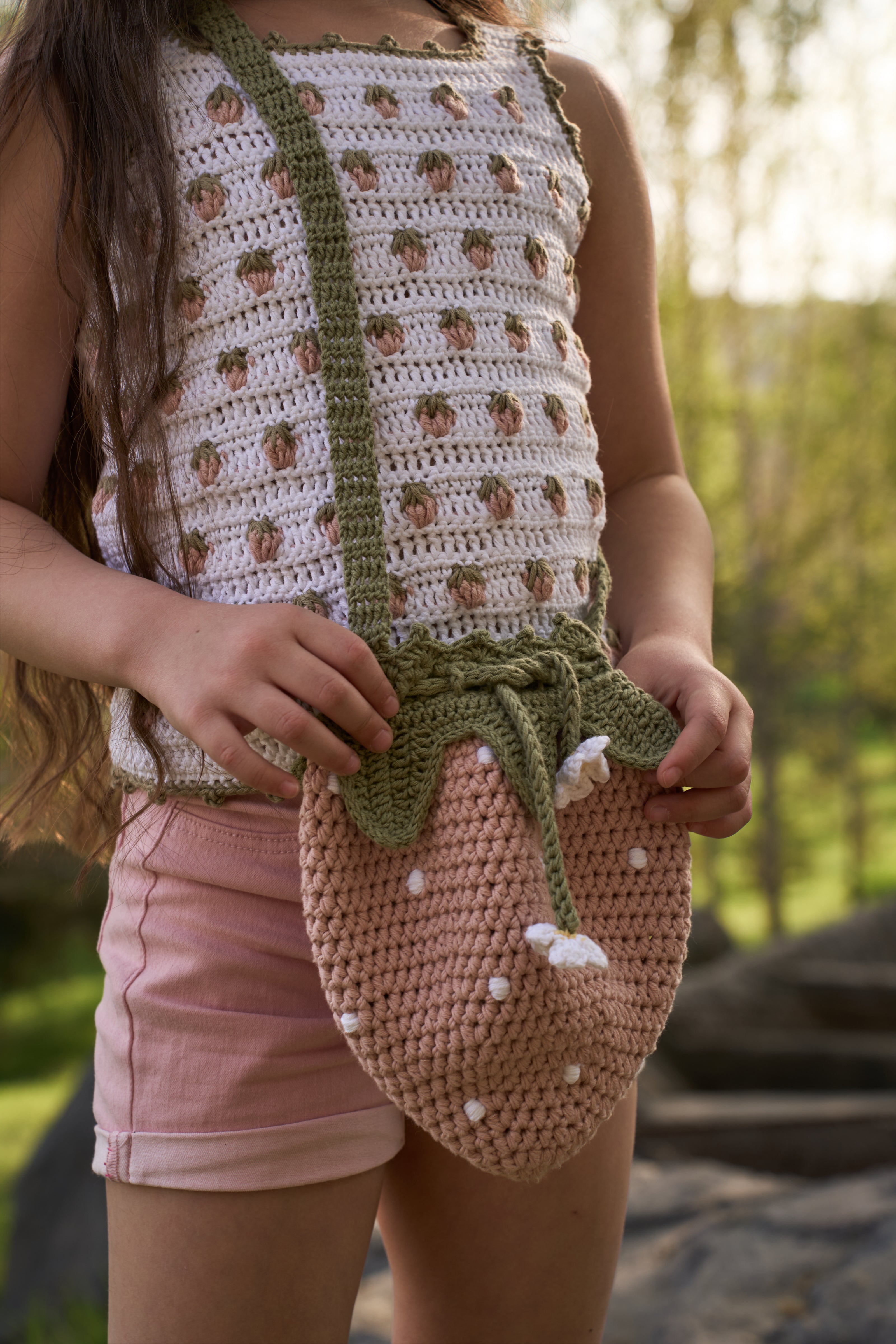 Strawberry Bag | powder pink