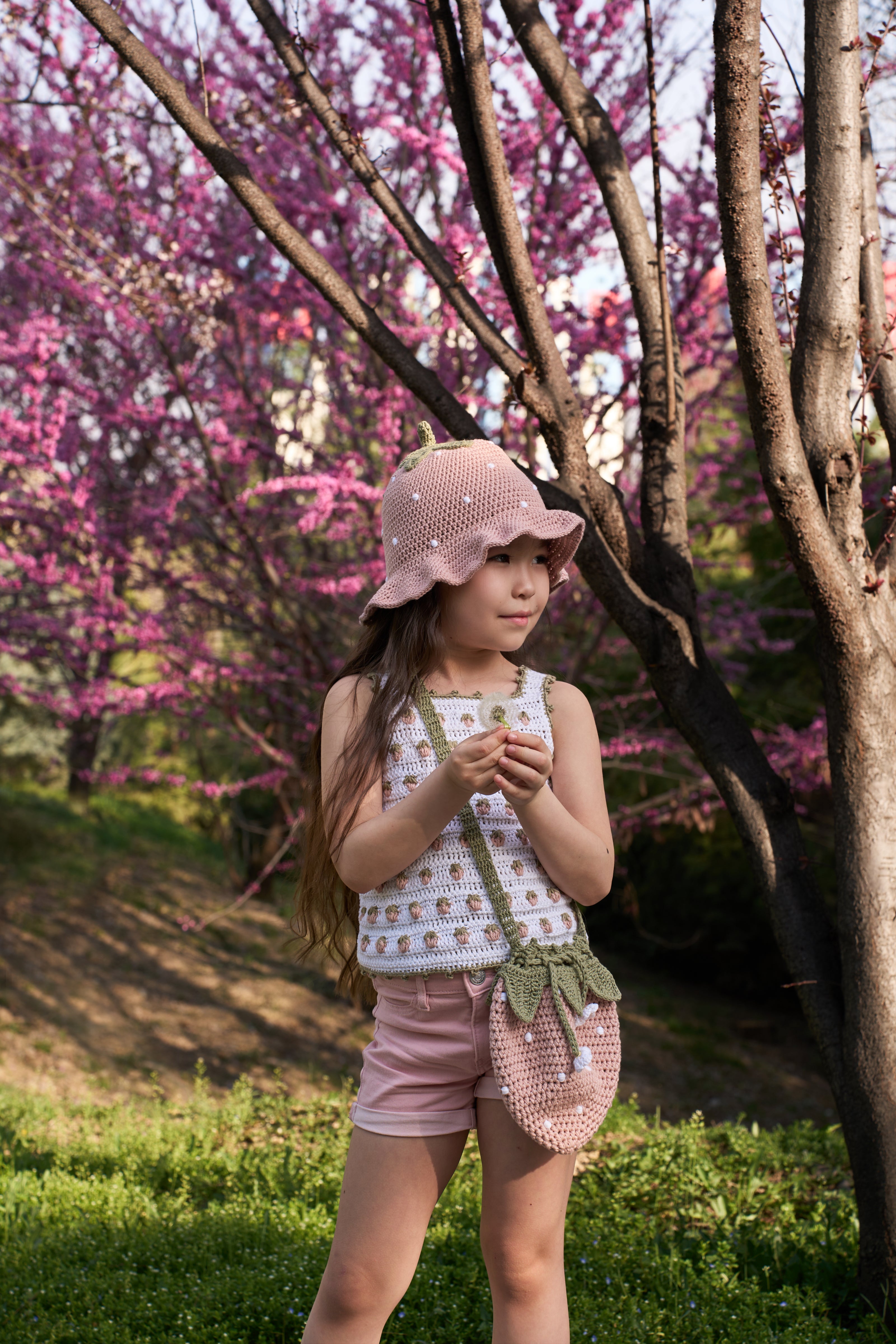 Strawberry Bag | powder pink