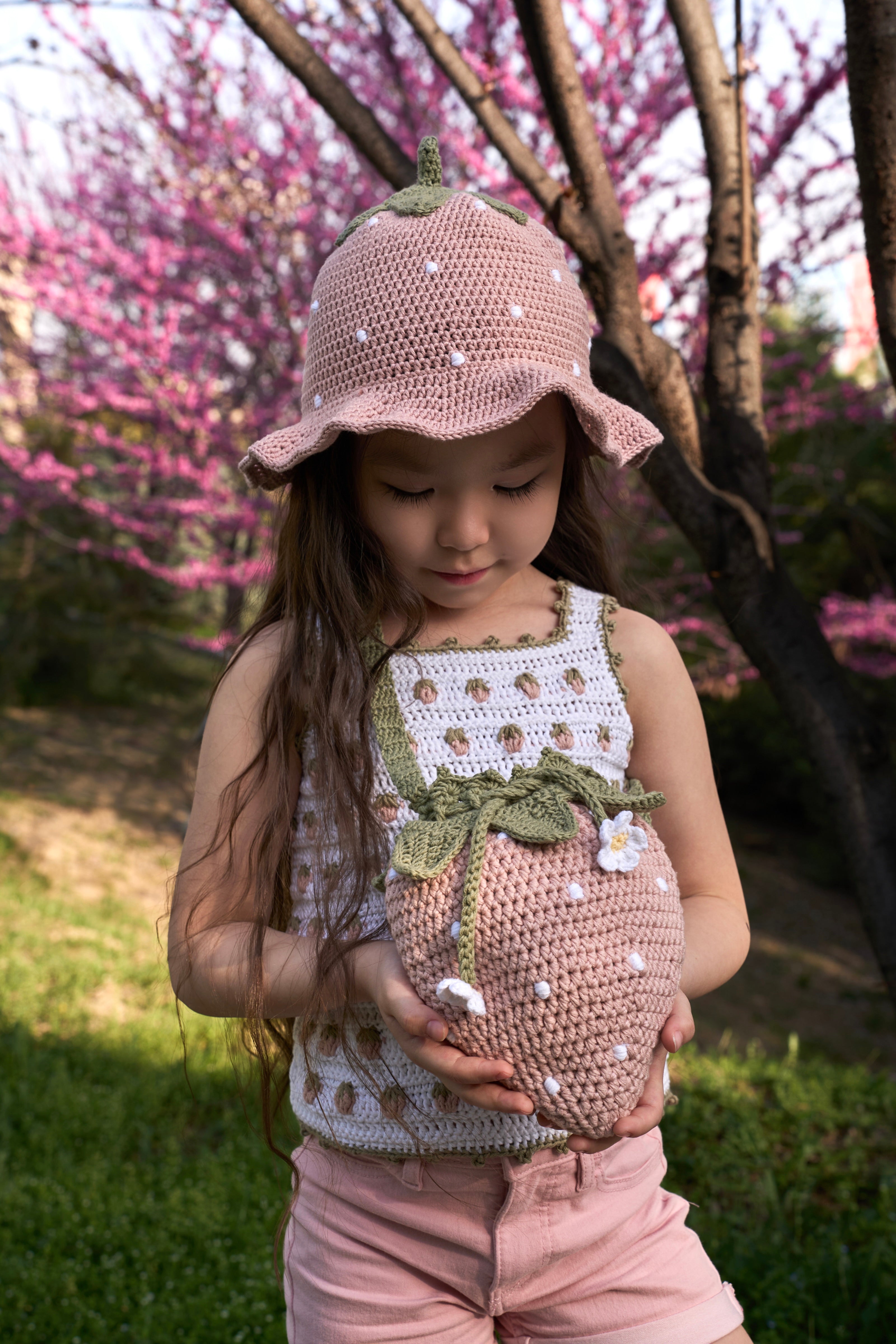 Strawberry Bag | powder pink
