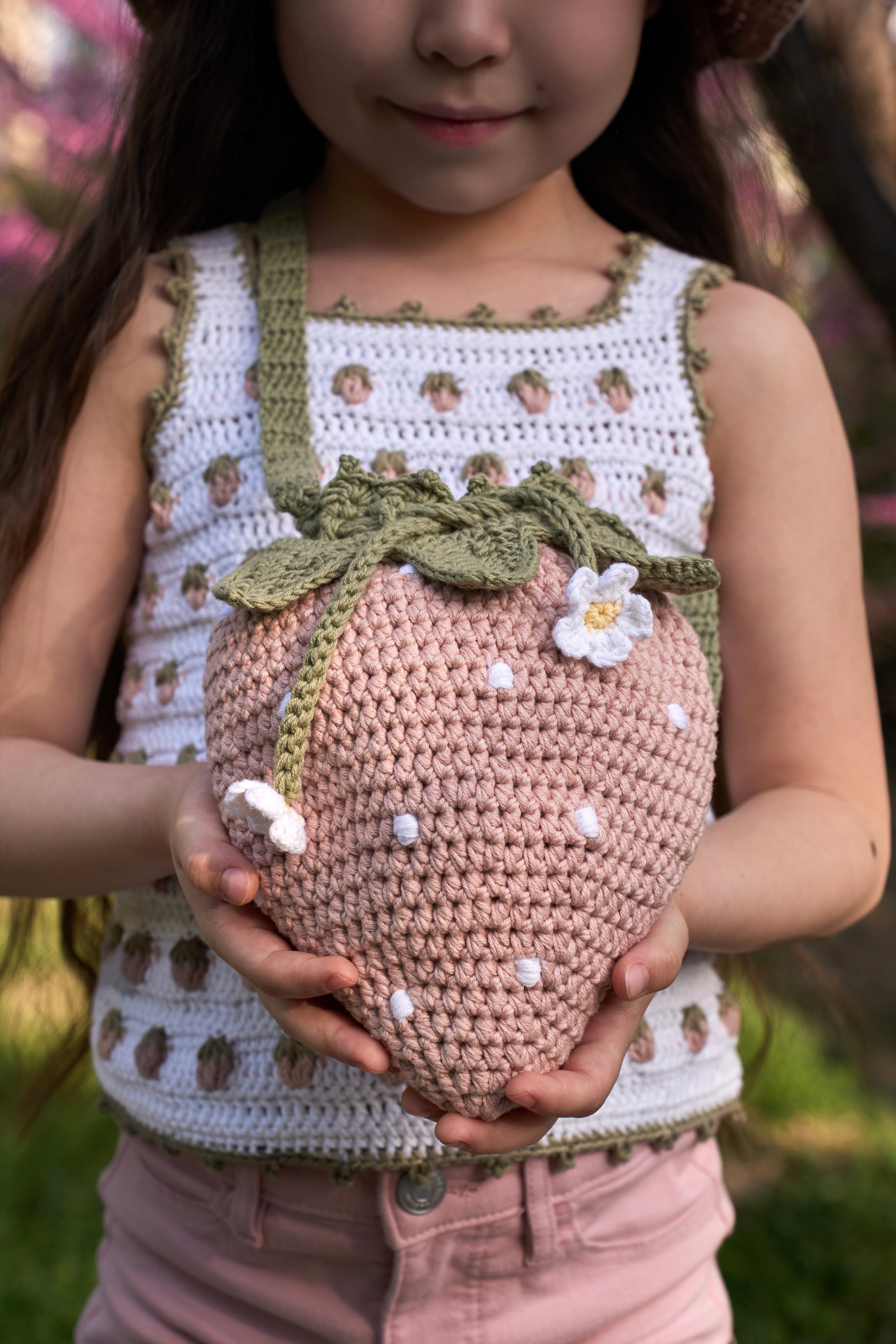 Strawberry Bag | powder pink