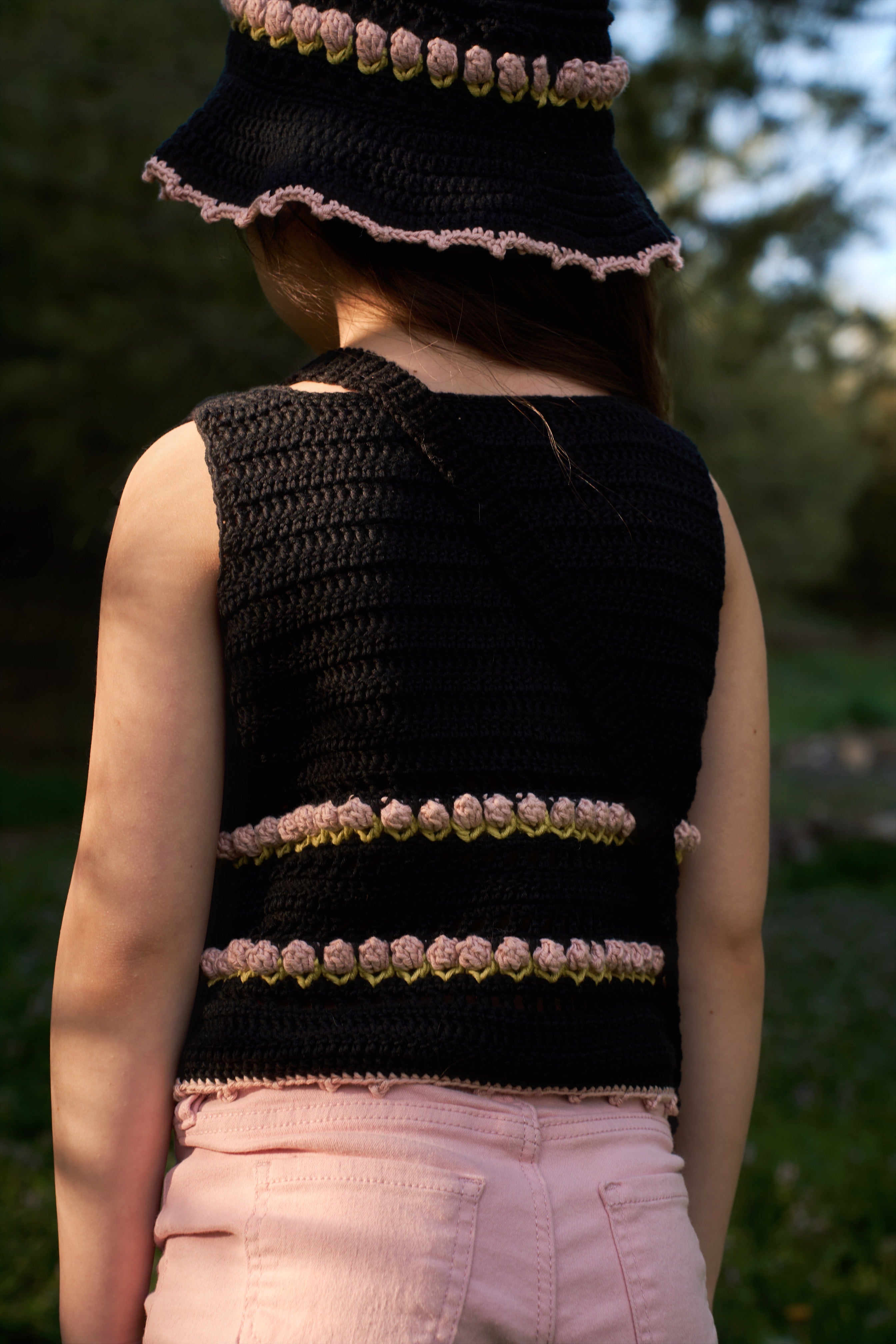 Tulips Top | black