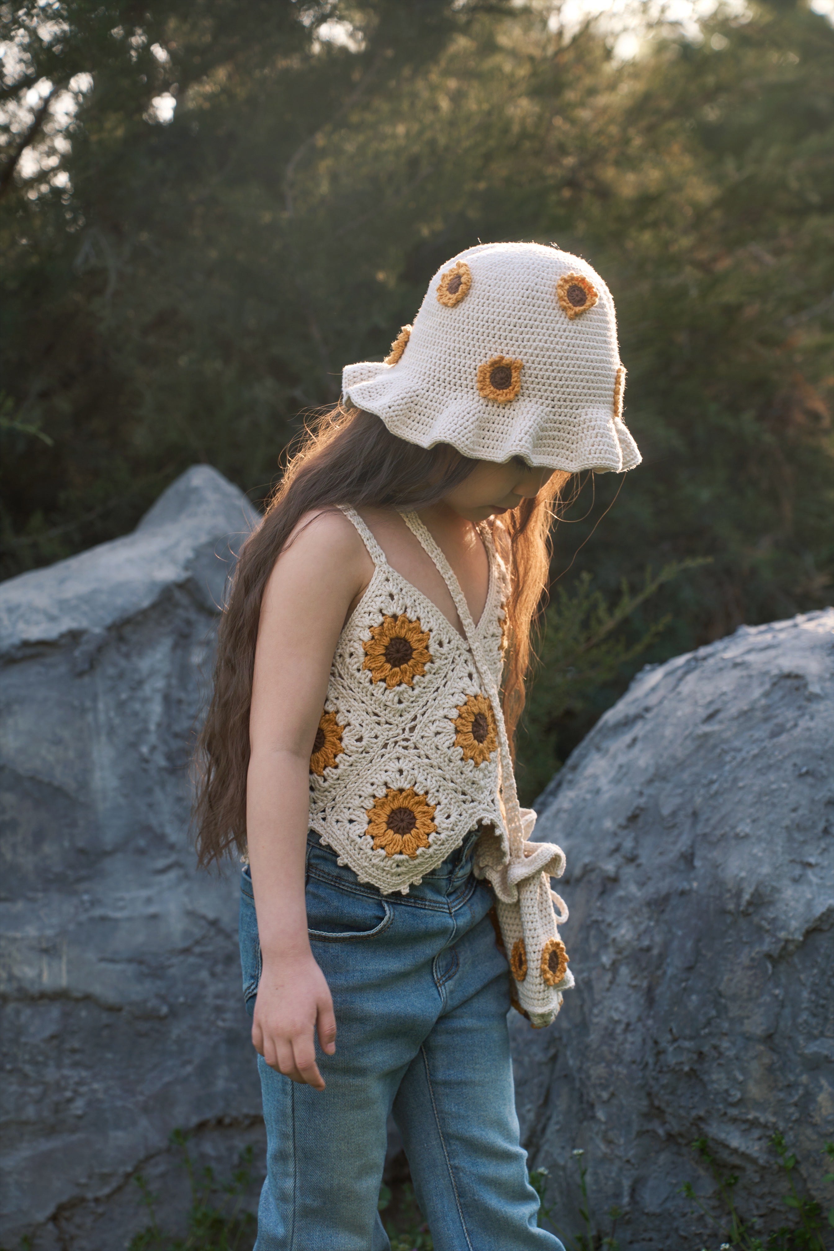 Sunflowers Hat | cream