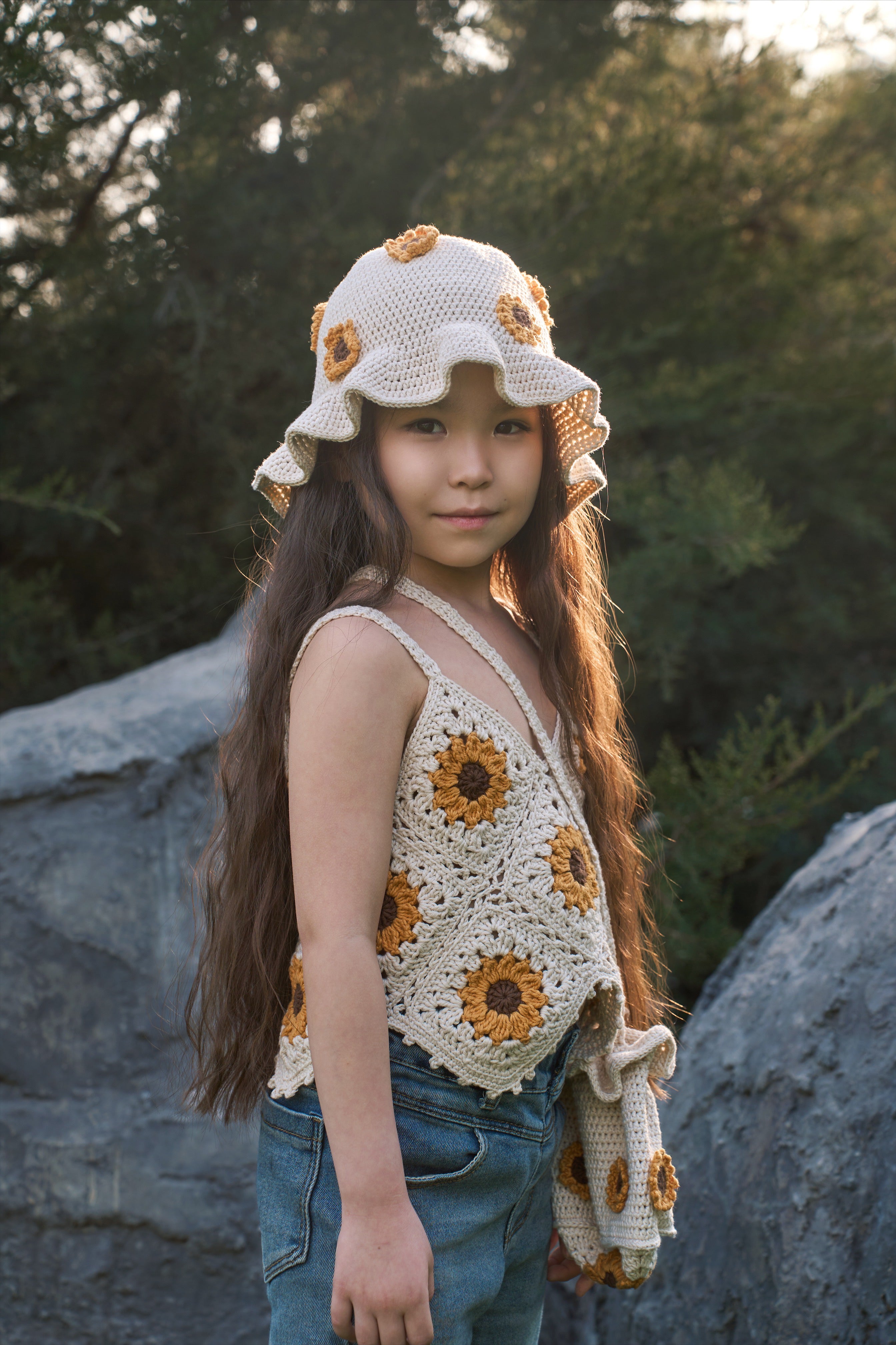 Sunflowers Hat | cream