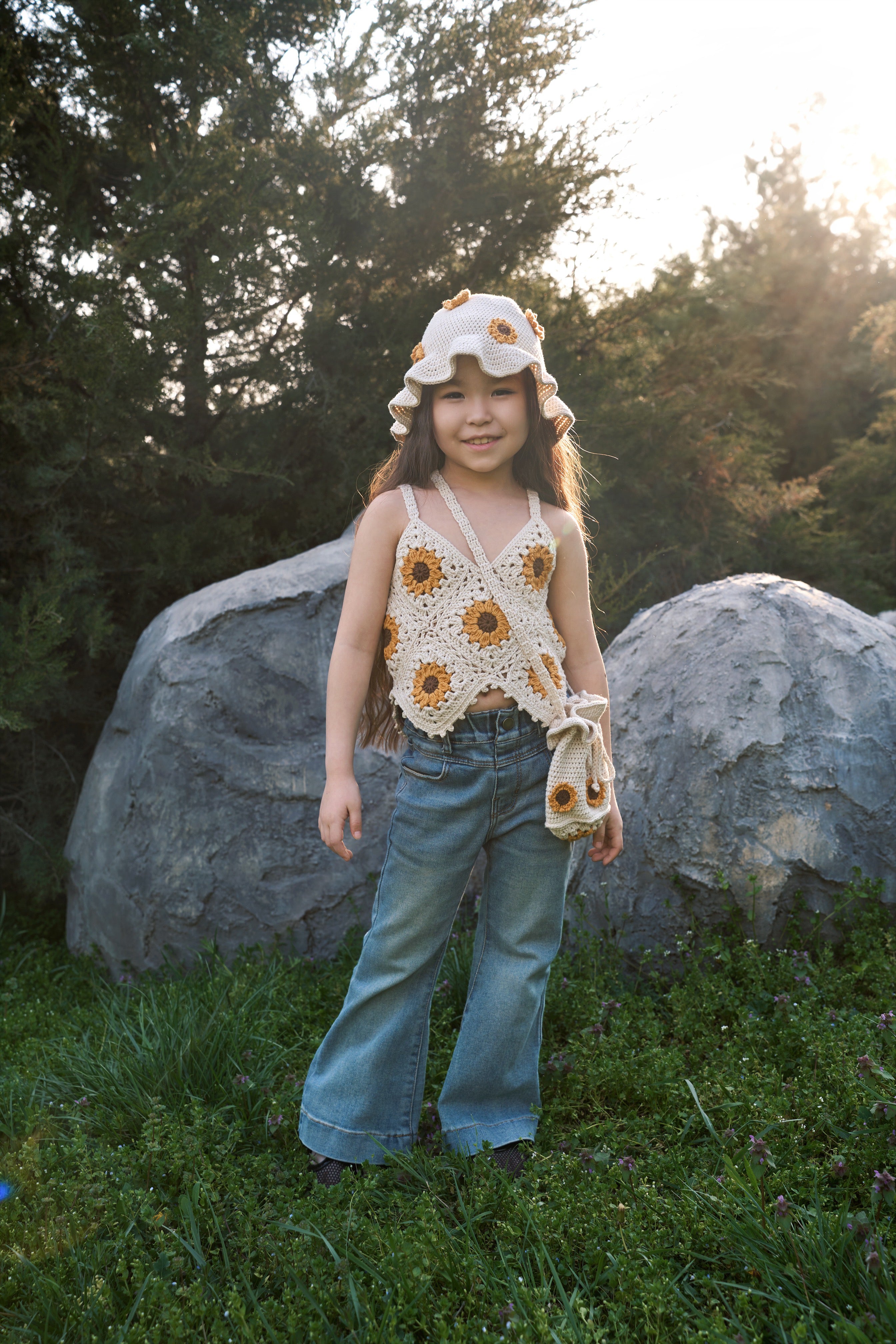 Sunflowers Bag | Cream