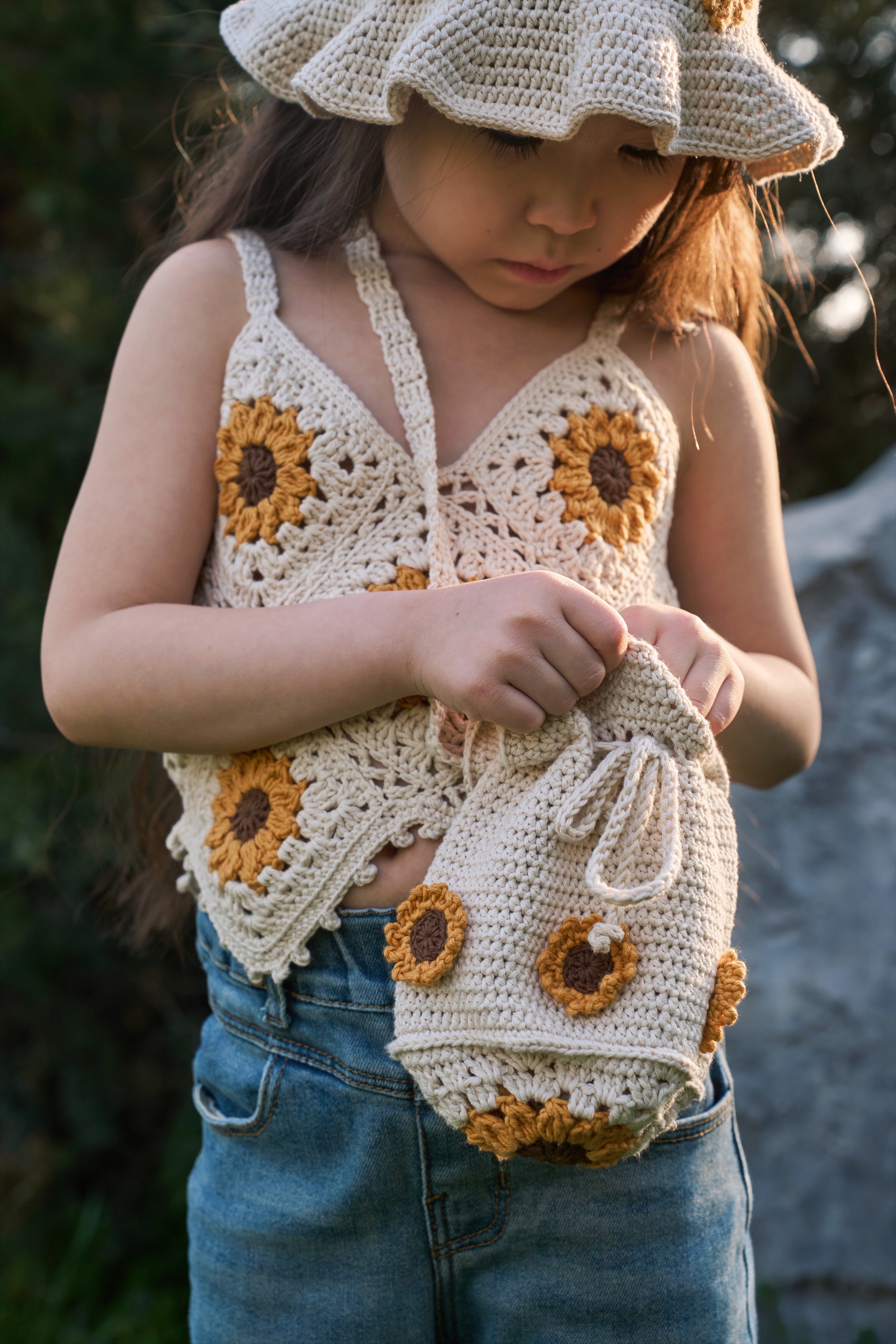 Sunflowers Bag | Cream