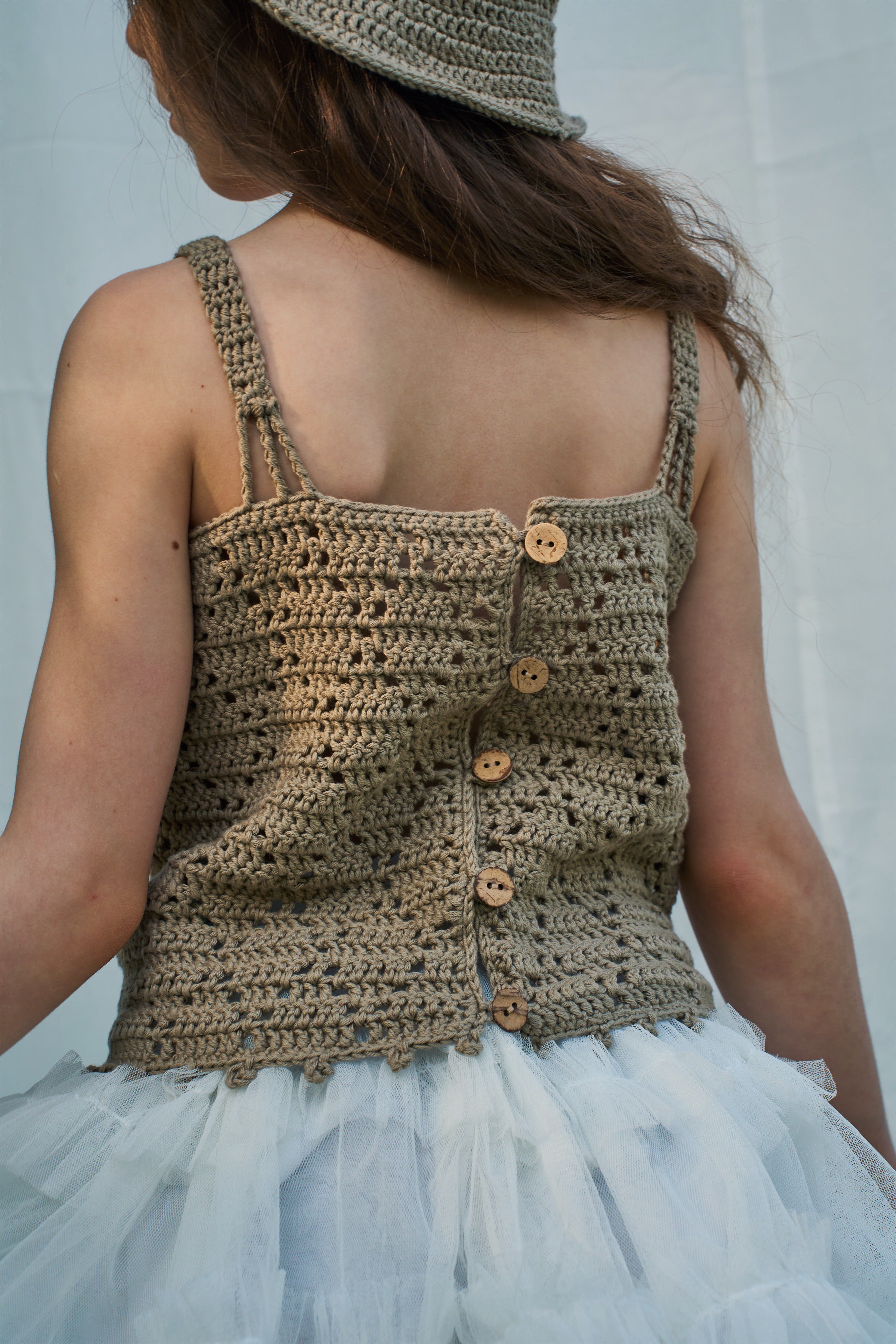 Flowers Top | olive green