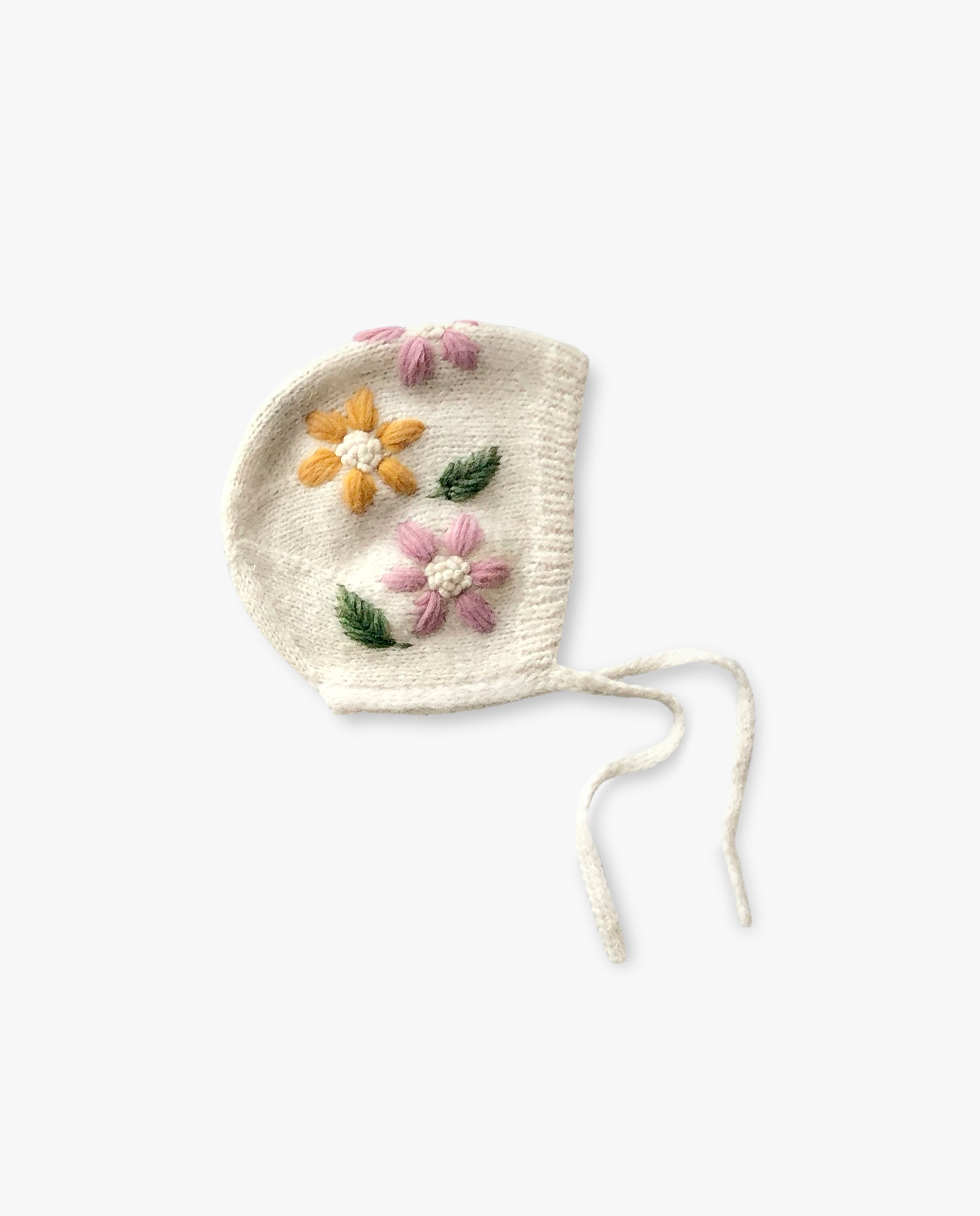 Flower Rain bonnet | off white