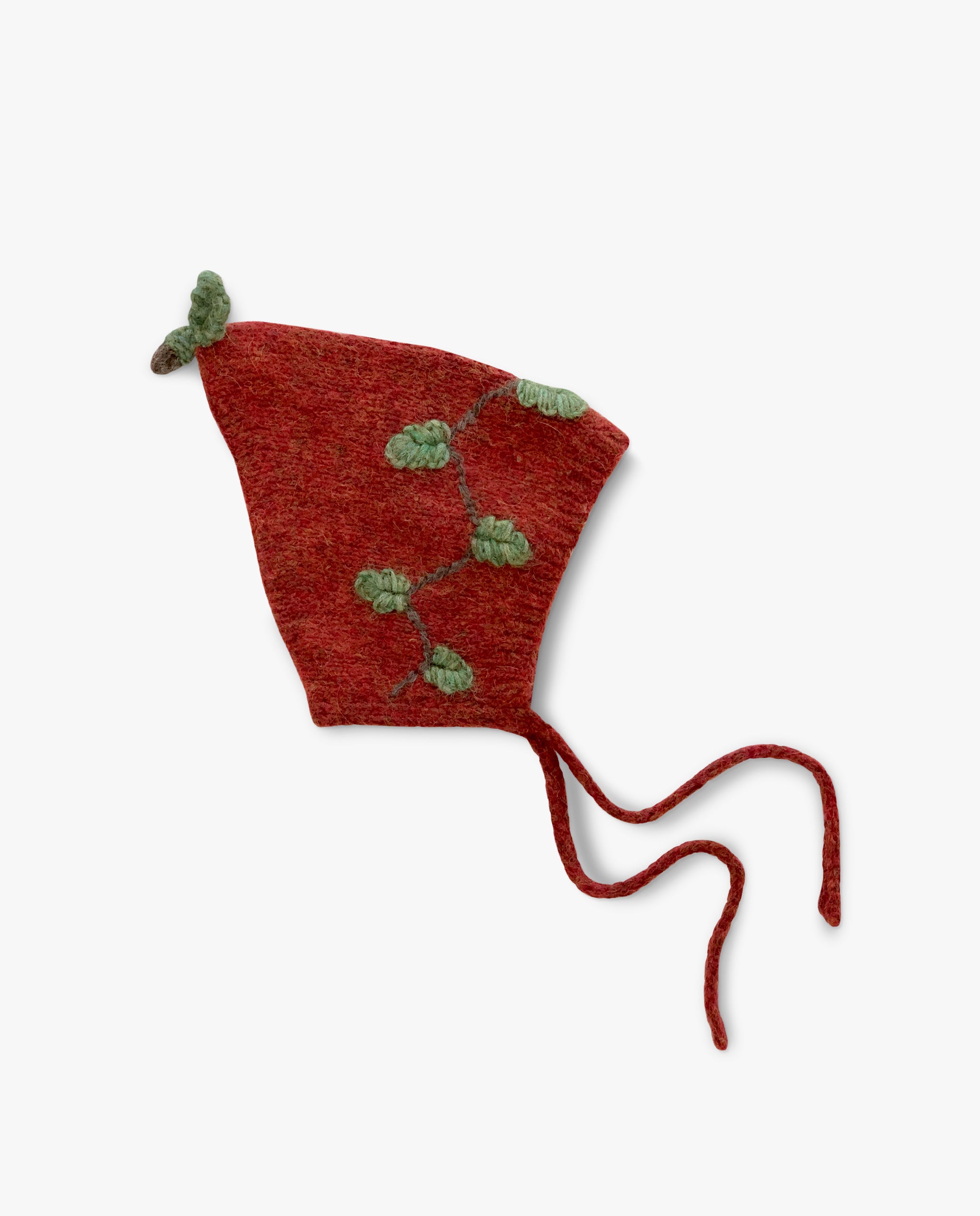 Acorns bonnet | Red-orange