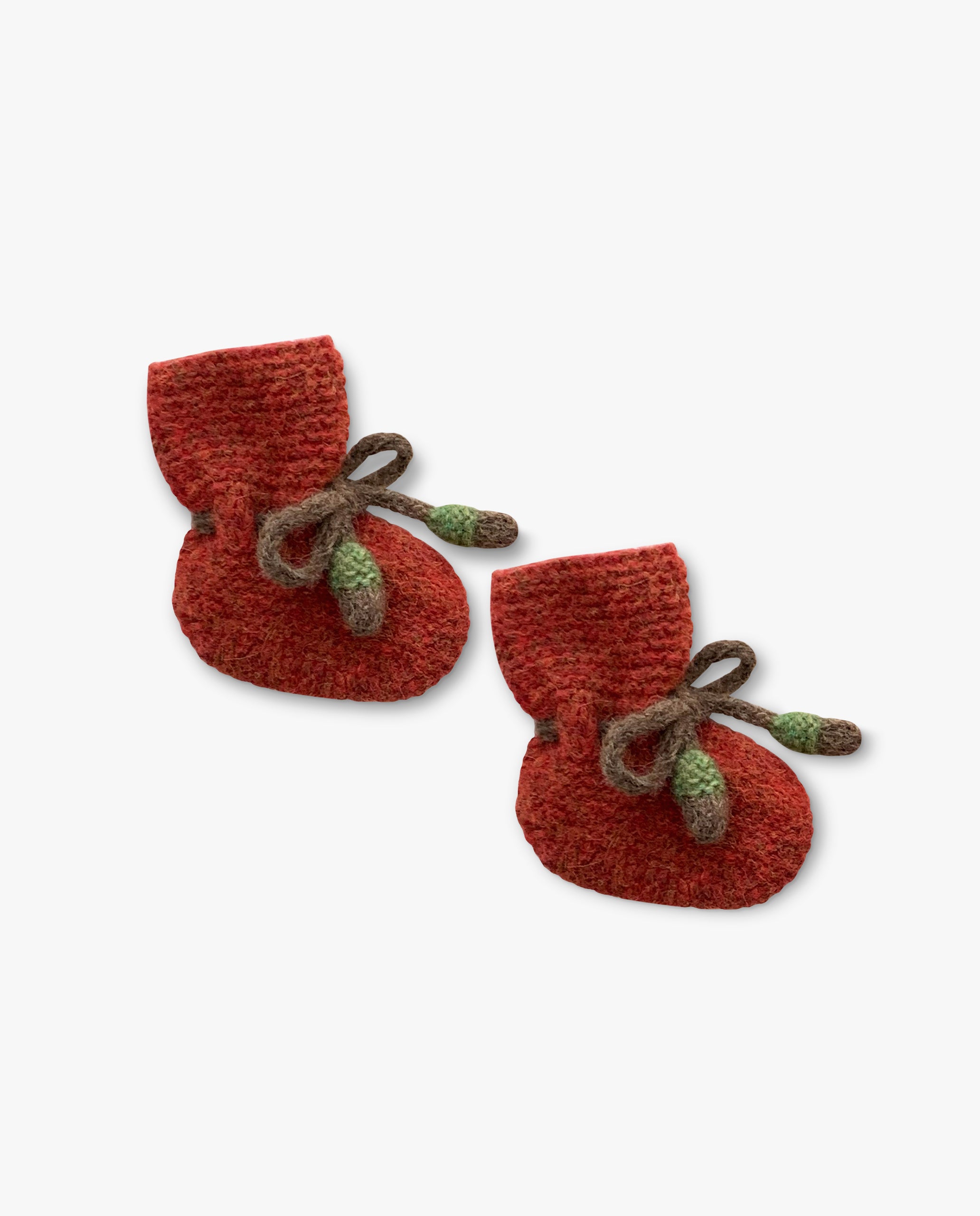Acorns Booties | Red-orange
