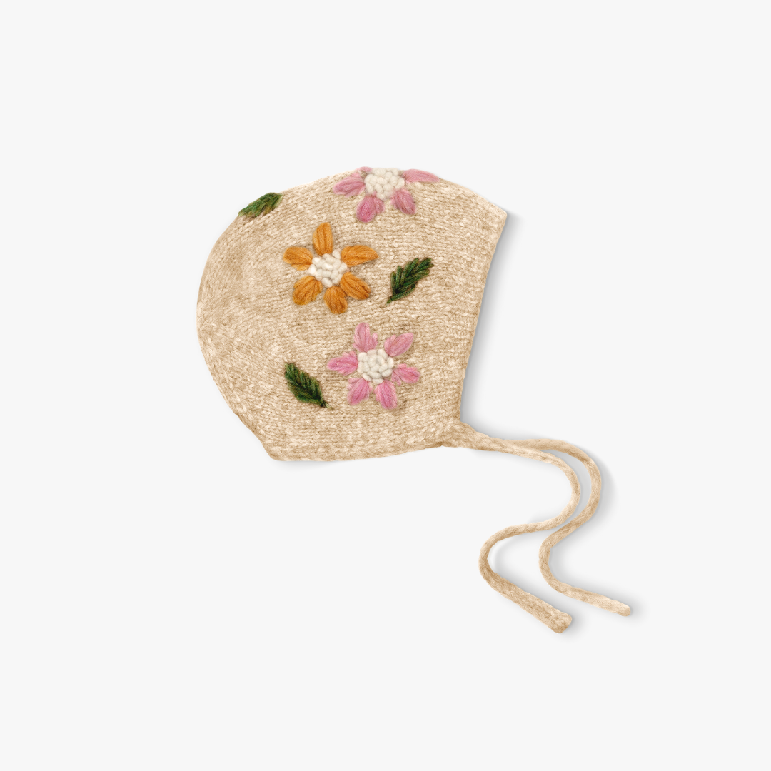 Flower Rain Newborn Set | wheat