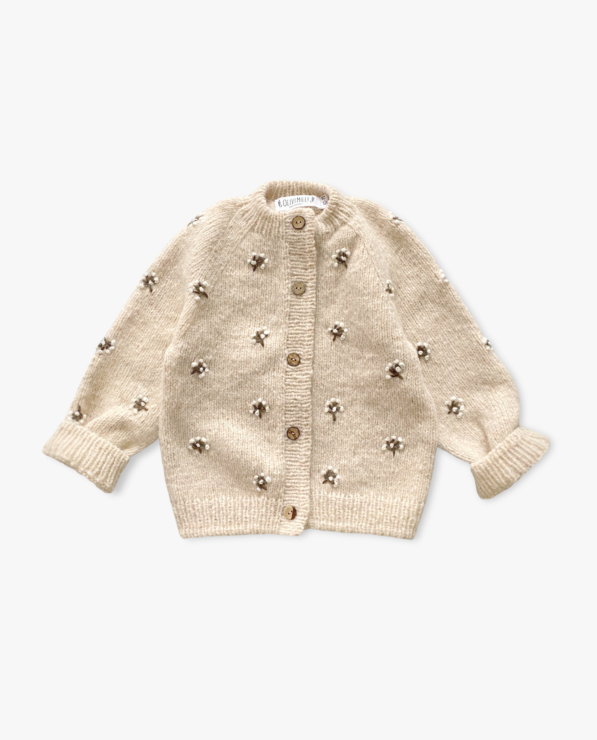 Flora cardigan | Wheat