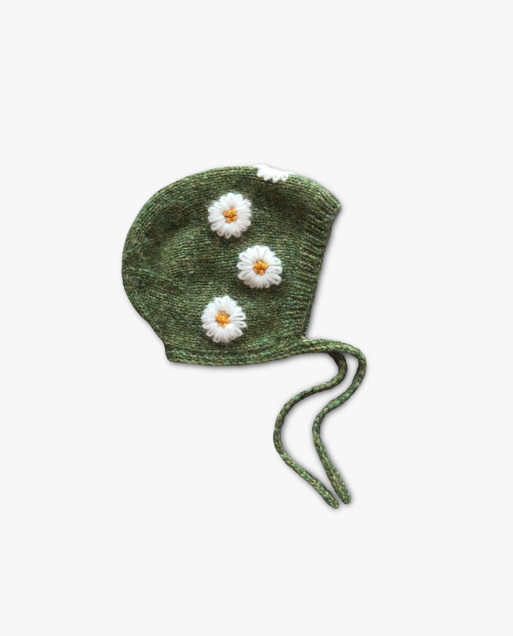 Chamomile bonnet | Moss Green