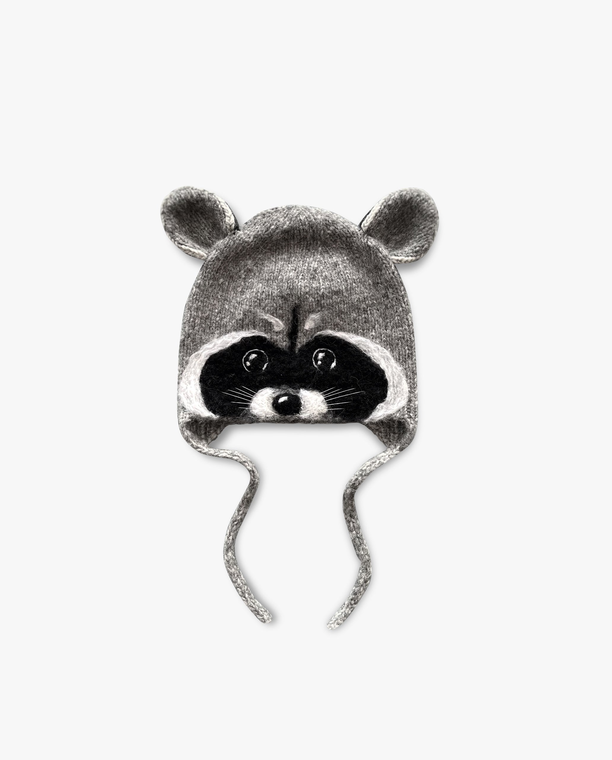 Raccoon hat | Dark grey