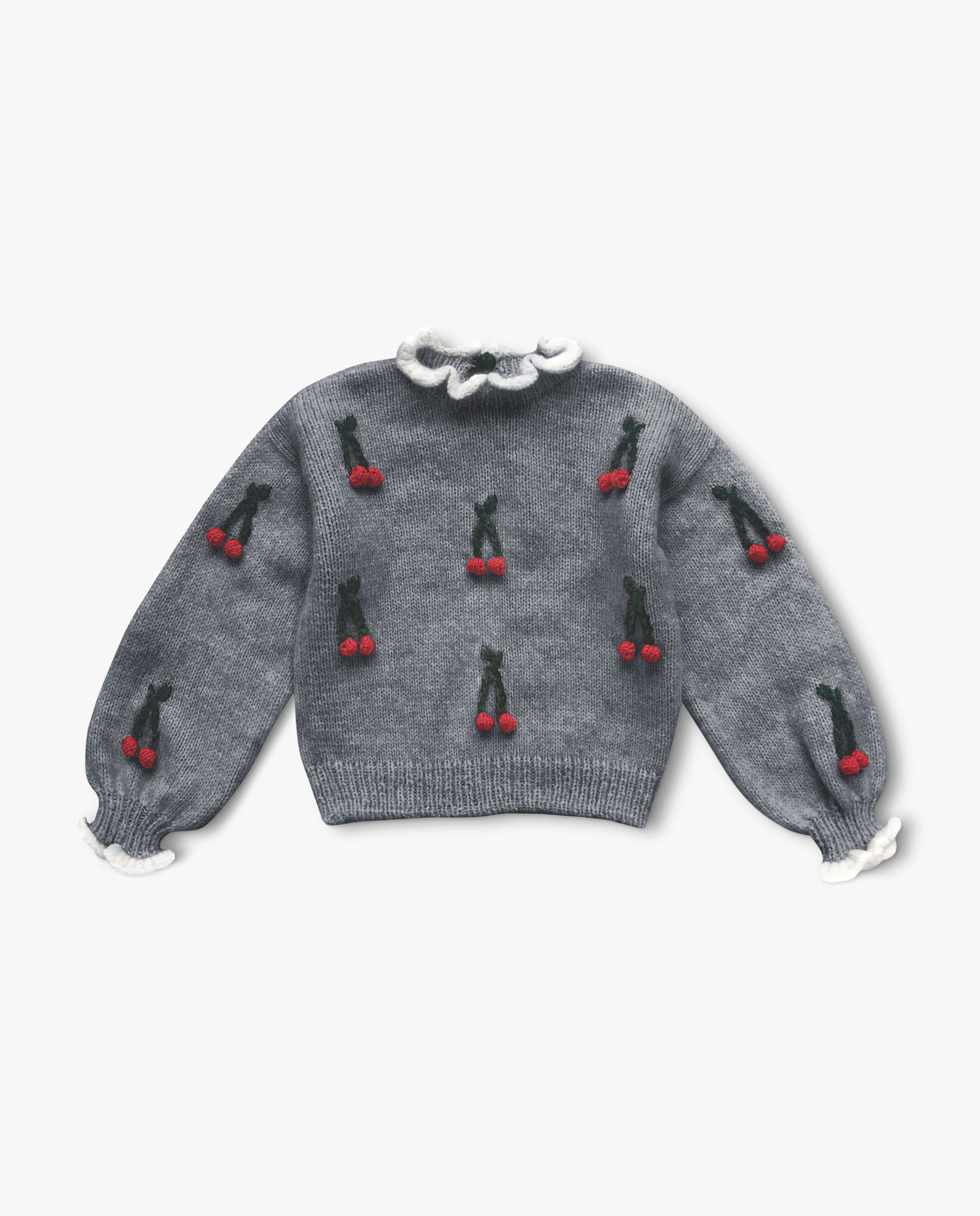 Cherries pullover | Dark grey